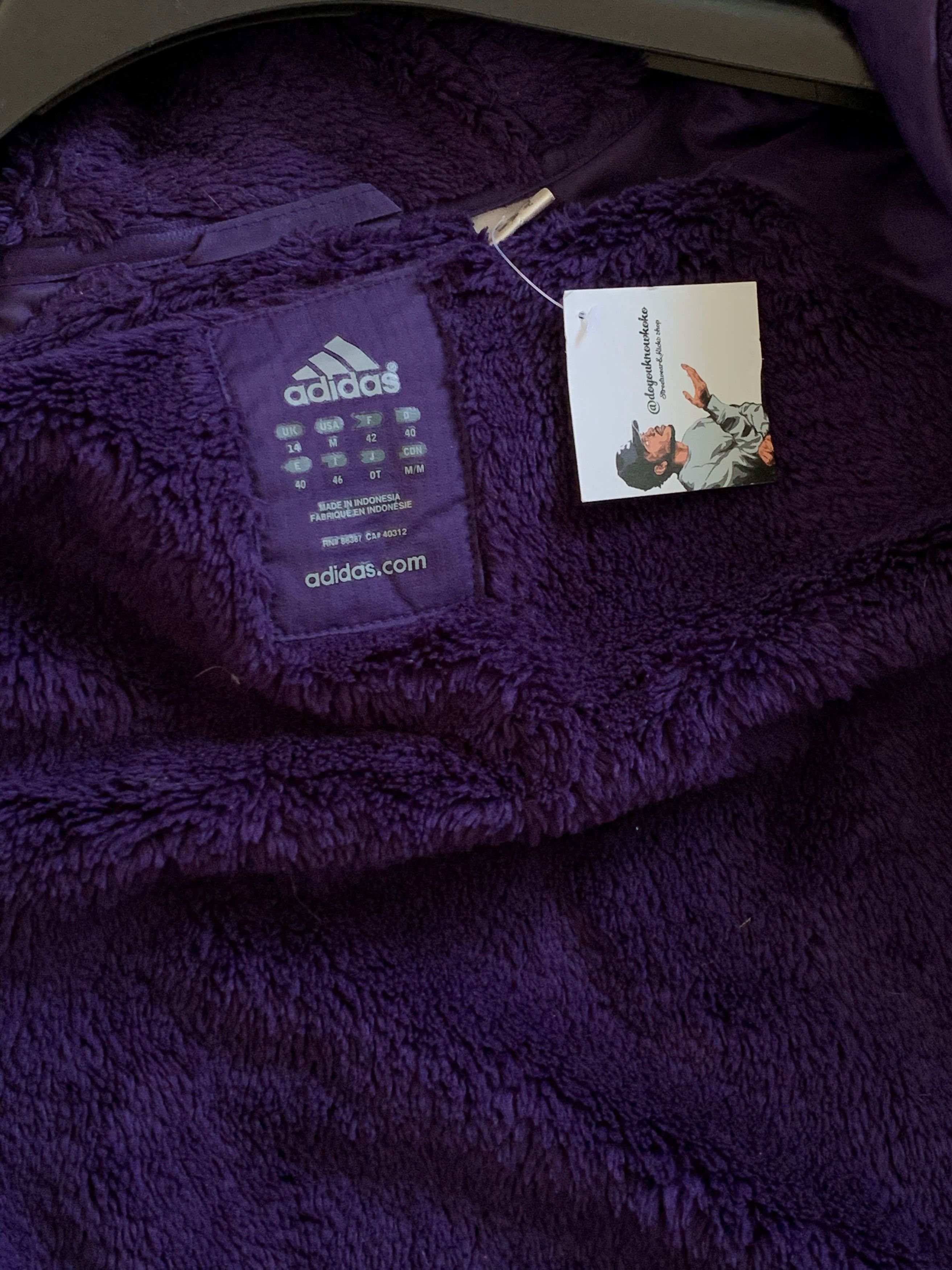 Adidas Adidas Climaproof Terrex Waterproof Fleece Hooded Jacket Size M / US 6-8 / IT 42-44 - 5 Thumbnail