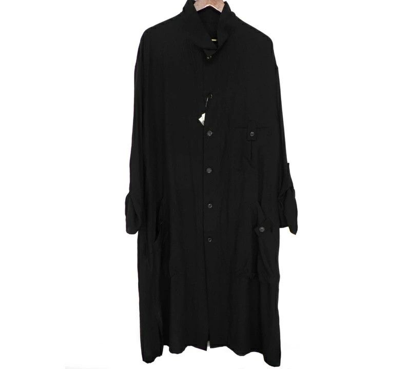 Yohji Yamamoto Yohji Yamamoto POUR HOMME TENCEL SHIRT-STYLE COAT Size US L / EU 52-54 / 3 - 1 Thumbnail
