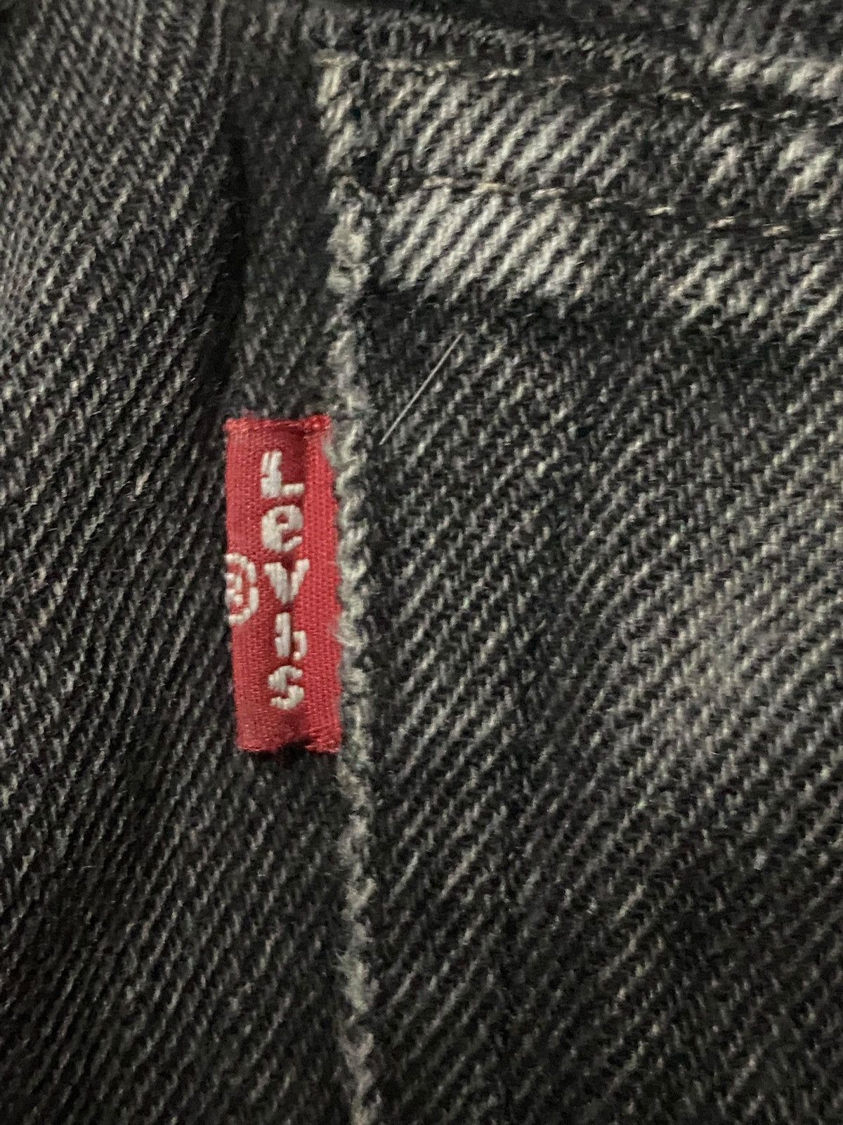 Levi's Vintage Levis 501 Y2K Black Denim Distressed Loose Jeans Size US 32 / EU 48 - 12 Thumbnail