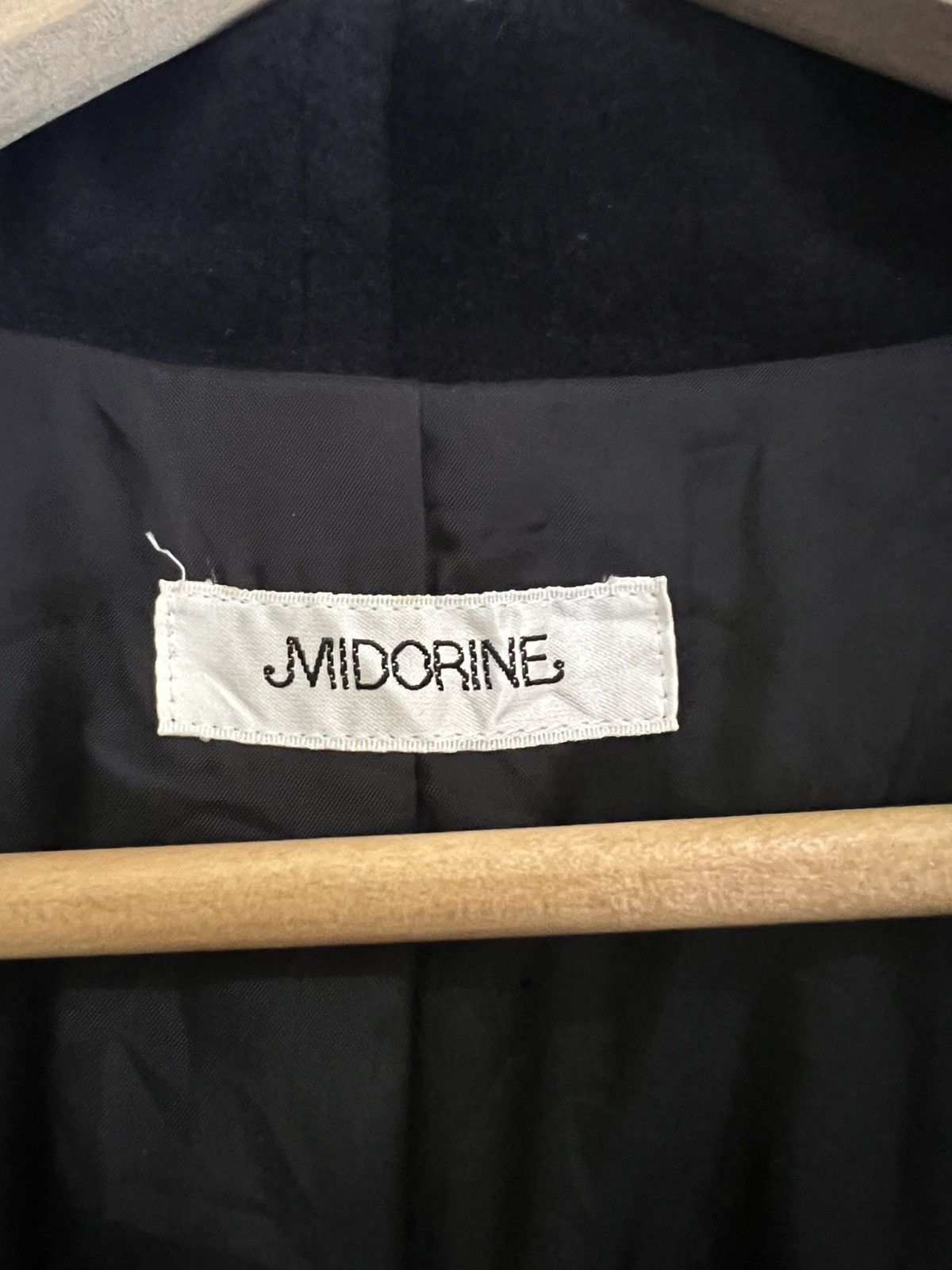 Japanese Brand Vintage Midorine Wool Long Jacket / Coat Size US XXL / EU 58 / 5 - 7 Thumbnail