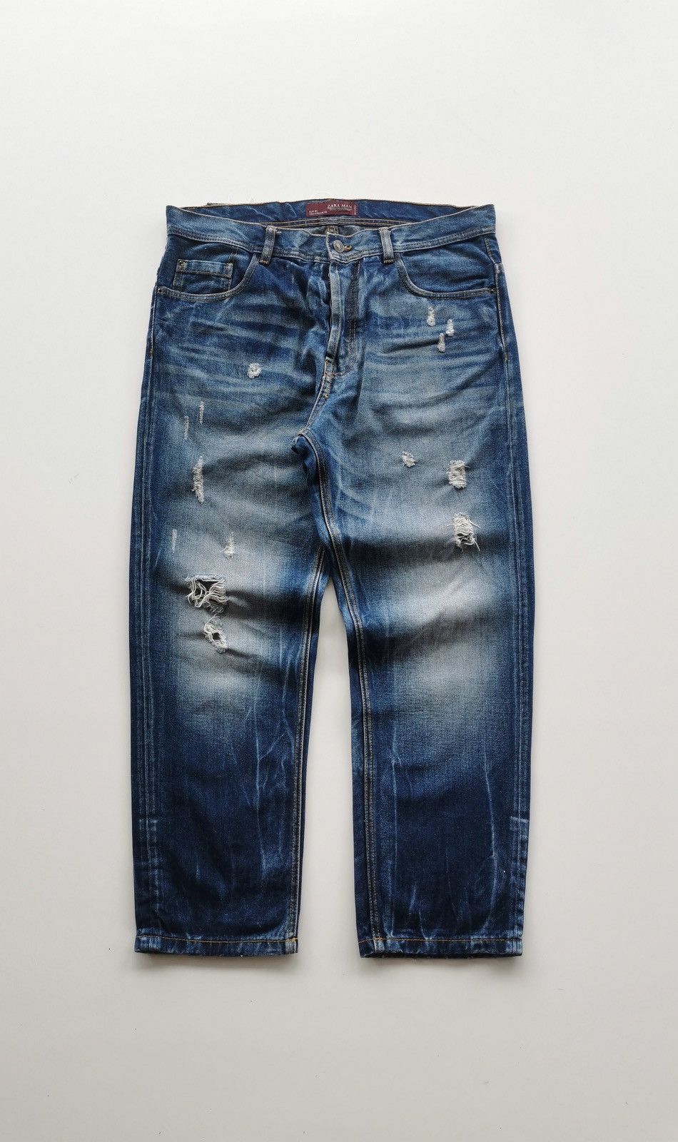 Zara Zara Distressed Denim Size US 34 / EU 50 - 4 Thumbnail