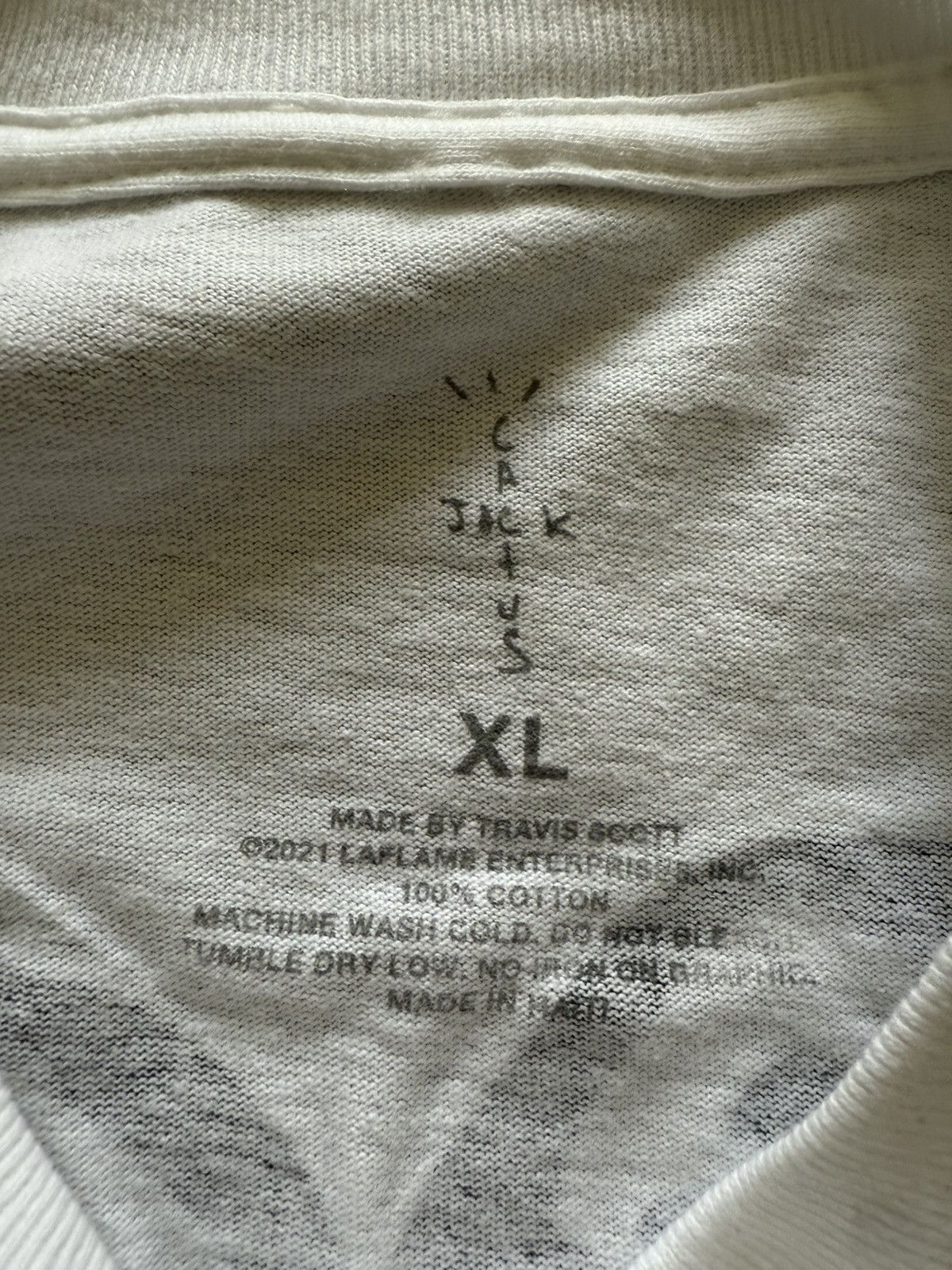 Travis Scott Cactus Jack x Fragment Manifest Your Dreams Tee XL 2021 Size US XL / EU 56 / 4 - 3 Thumbnail