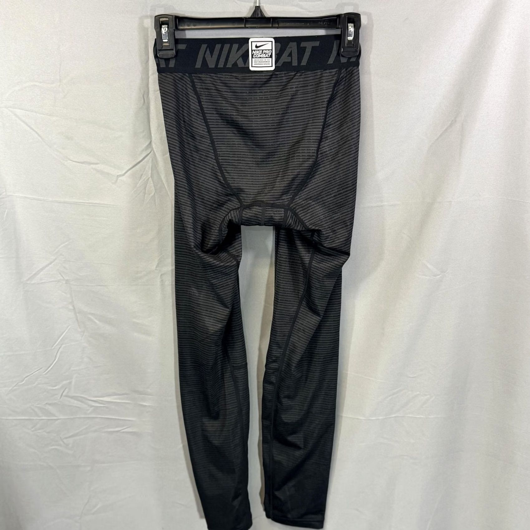 Nike Nike Pro Combat Pants Mens Medium Black Compression Base Layer Athletic Tights Size US 31 - 2 Thumbnail