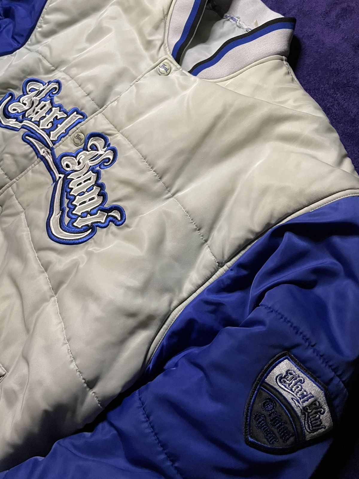 Designer × Karl Kani × Vintage Vintage Karl Kani Inglewood 89 bomber embroidered logo Size US XL / EU 56 / 4 - 4 Thumbnail