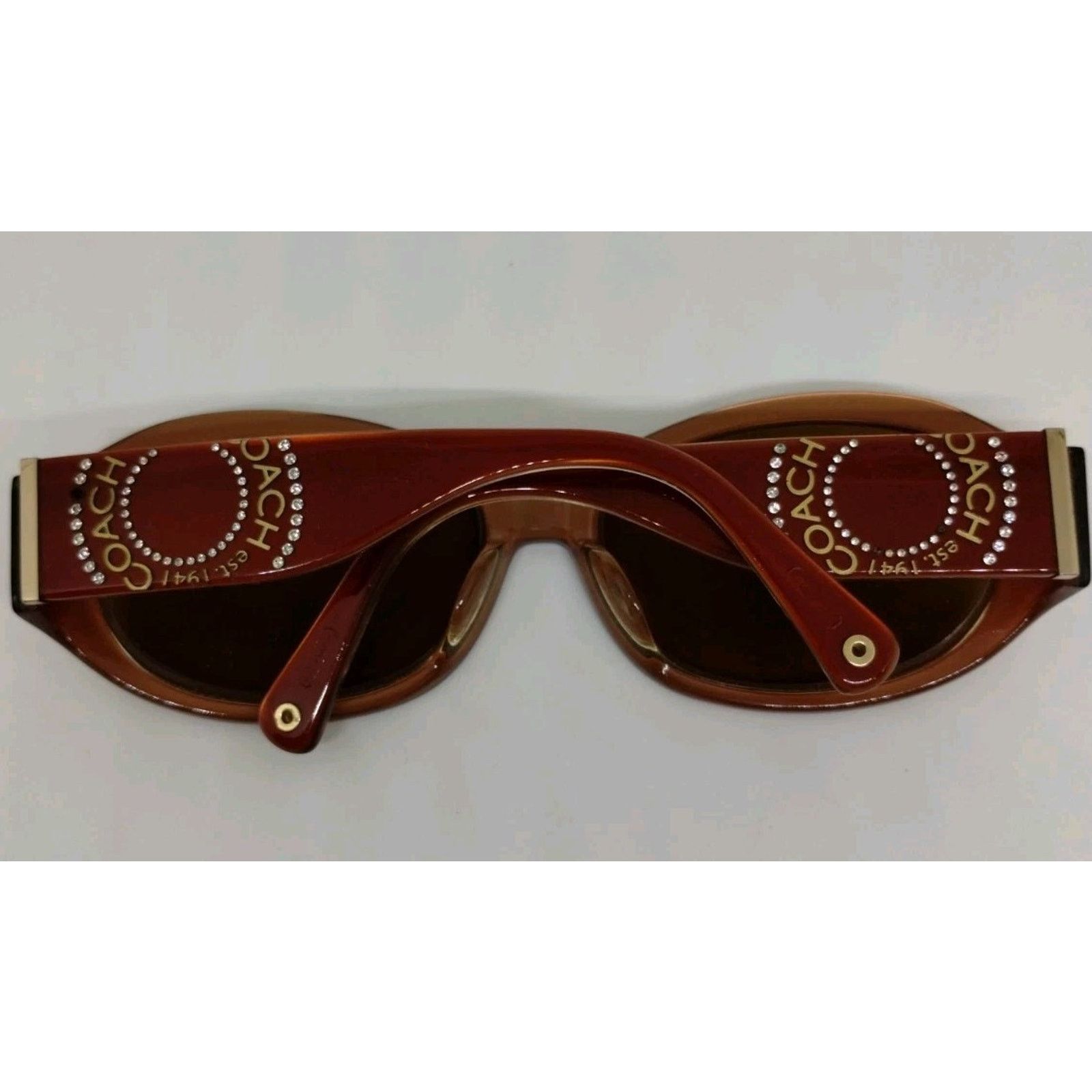 Coach Coach S845 Alberta Tangerine Wrap Eyeglass Sunglass Frames Size ONE SIZE - 2 Thumbnail