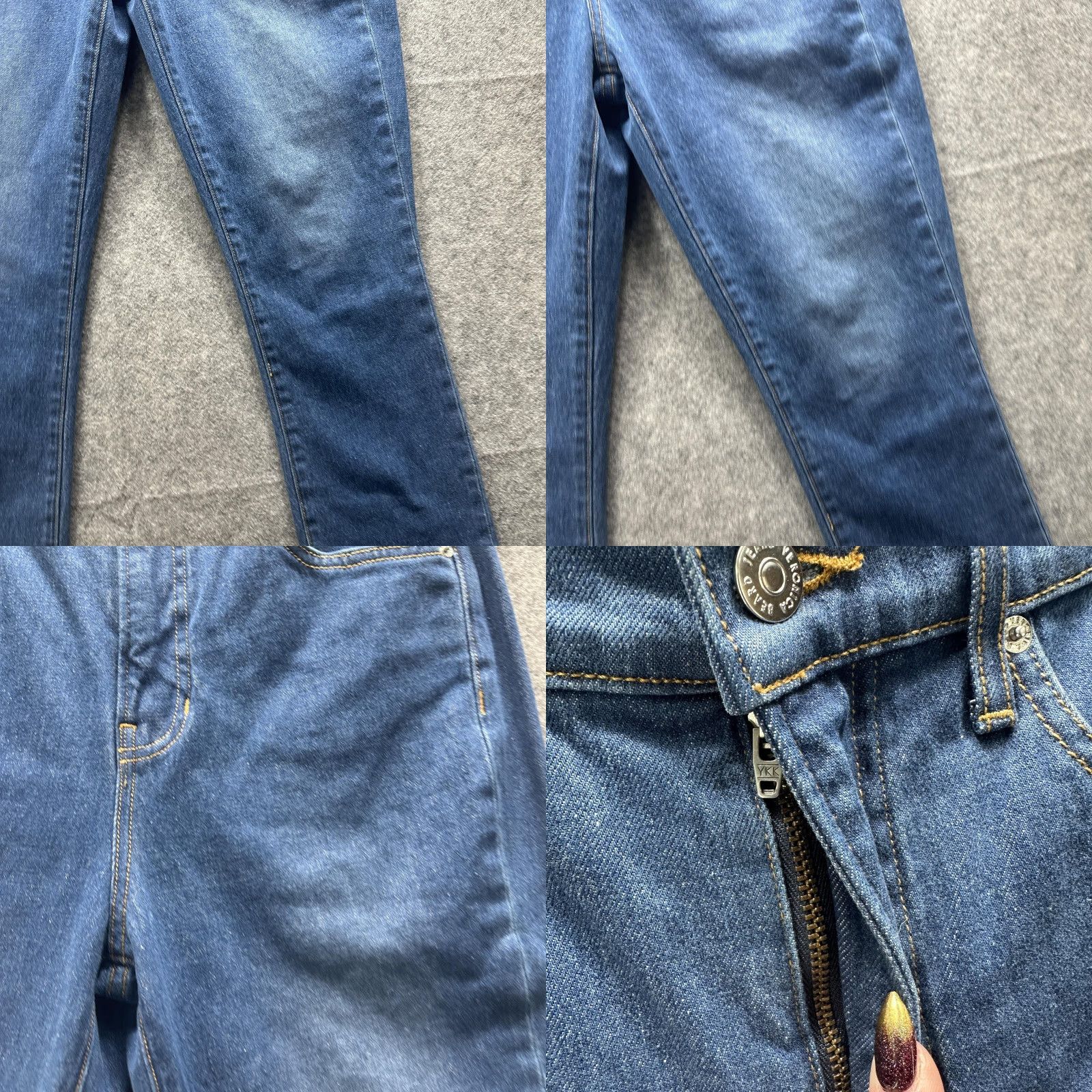 Veronica Beard Veronica Beard Jeans Womens 27 High Rise Carly Kick Flare Crop Blue Denim Cropped Jeans Size 27" / US 4 / IT 40 - 8 Thumbnail