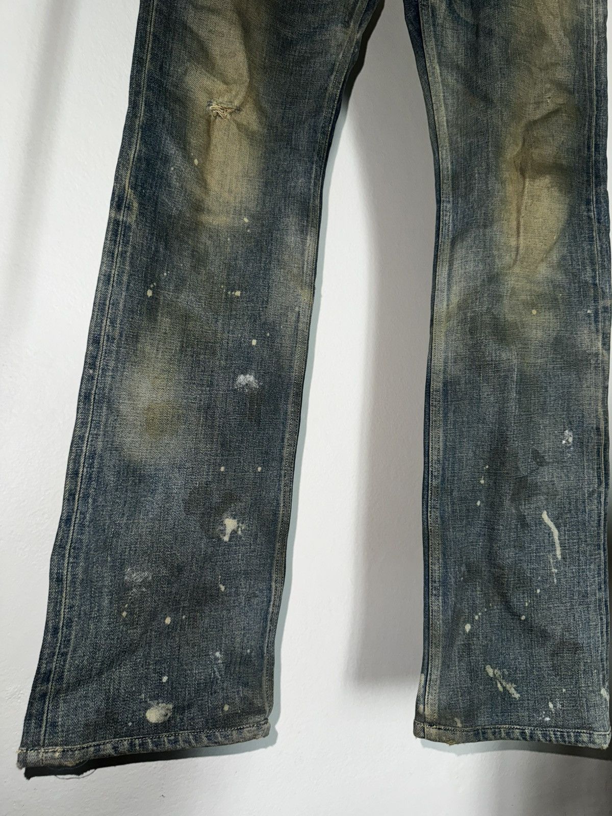 Leather Waist Distressed Pink Pocket, view 4