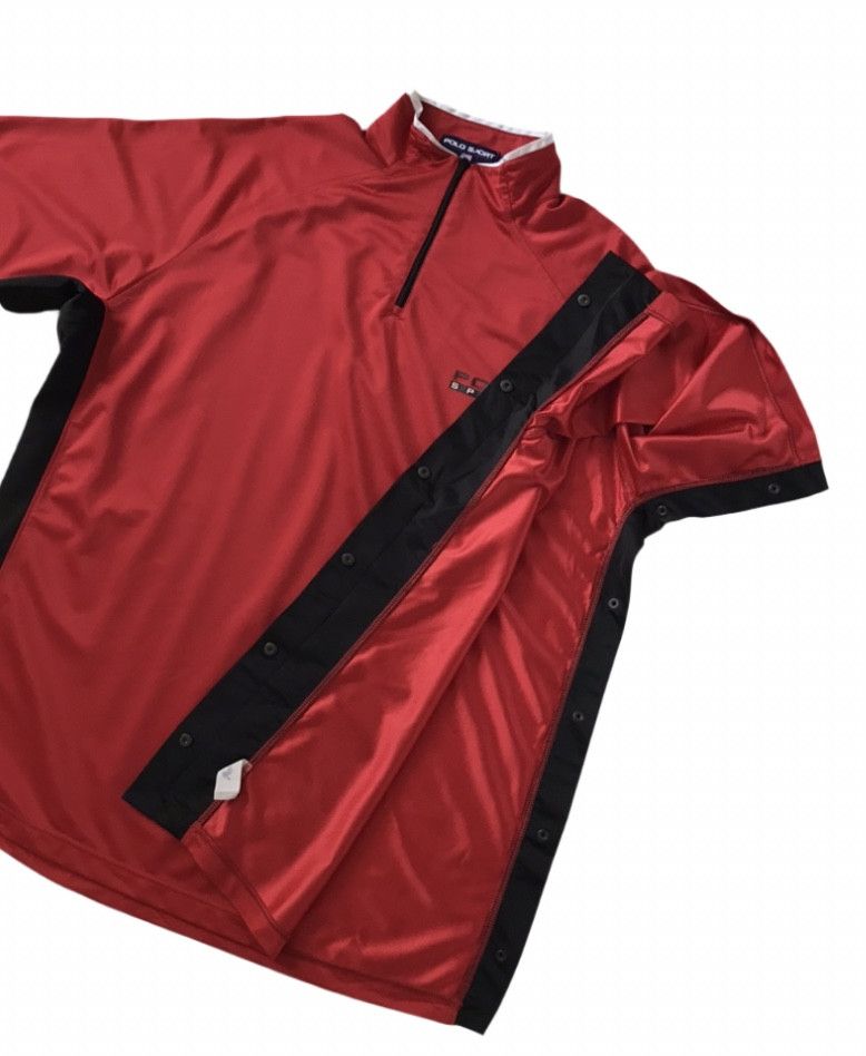 Ralph Lauren Sport Polo Sport Ralph Lauren Vintage 1/4 Zip Jersey Mens L Red Size US L / EU 52-54 / 3 - 4 Thumbnail