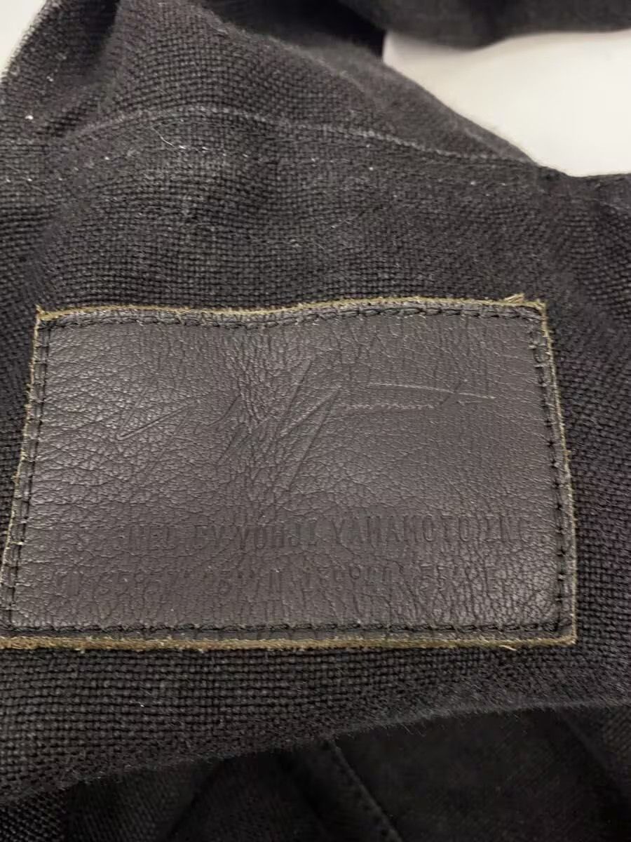 Yohji Yamamoto Yohji Yamamoto/Linen/Black/Solid Color Shoulder Bag Size ONE SIZE - 5 Thumbnail
