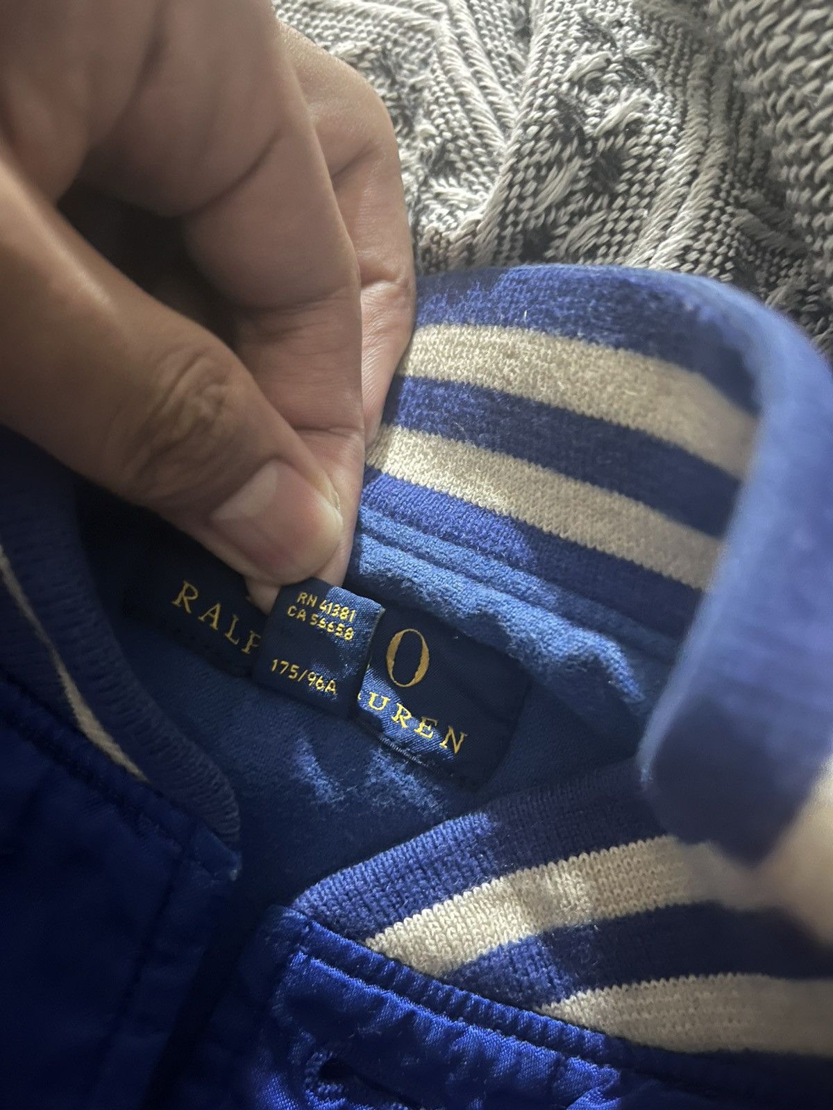 Polo Ralph Lauren RARE Polo Ralph Lauren USA Satin Bomber - Production Sample Size US M / EU 48-50 / 2 - 6 Thumbnail