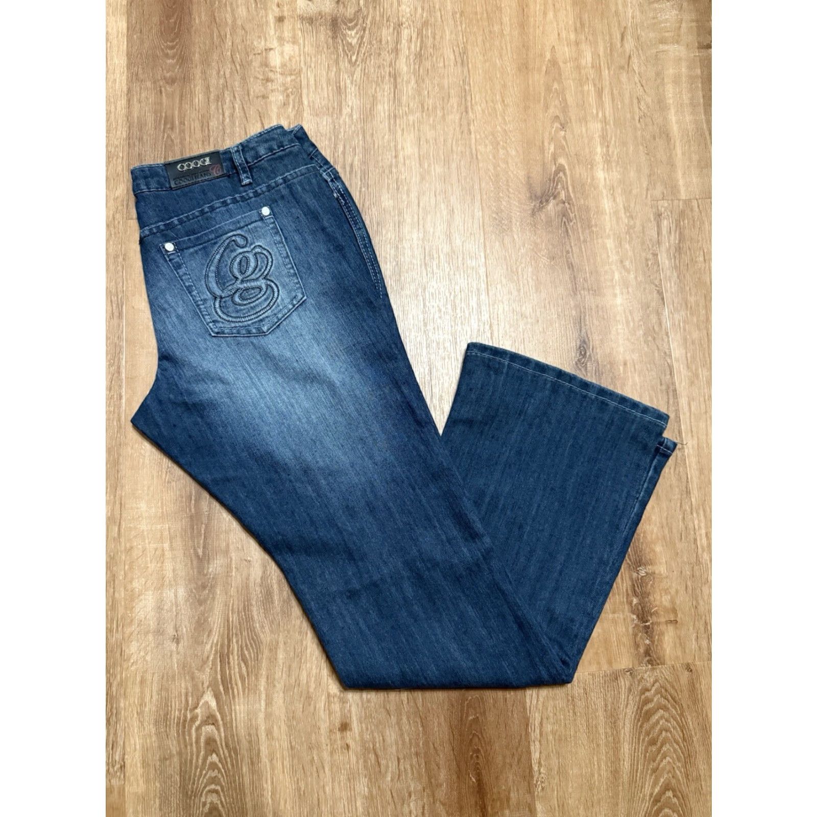 Coogi COOGI AUSTRALIA Women's Jeans Medium Wash Zip Fly 34x32 11/12 Regular Straight Leg Womens Jeans Size 32" / US 10 / IT 46 - 2 Thumbnail