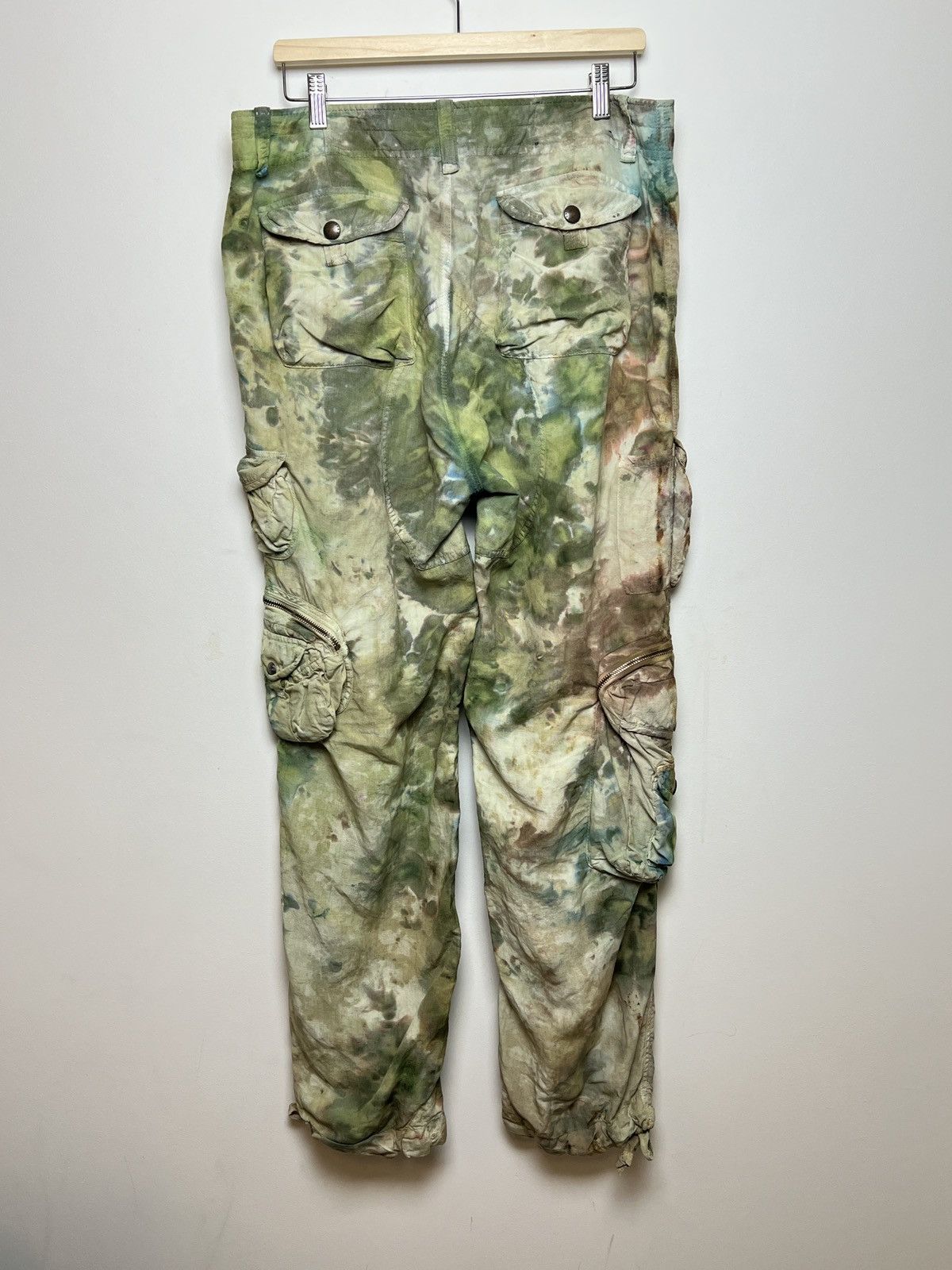 Polo Ralph Lauren ralph lauren tie dye cargo camo multipocket army pants Size US 33 - 11 Thumbnail