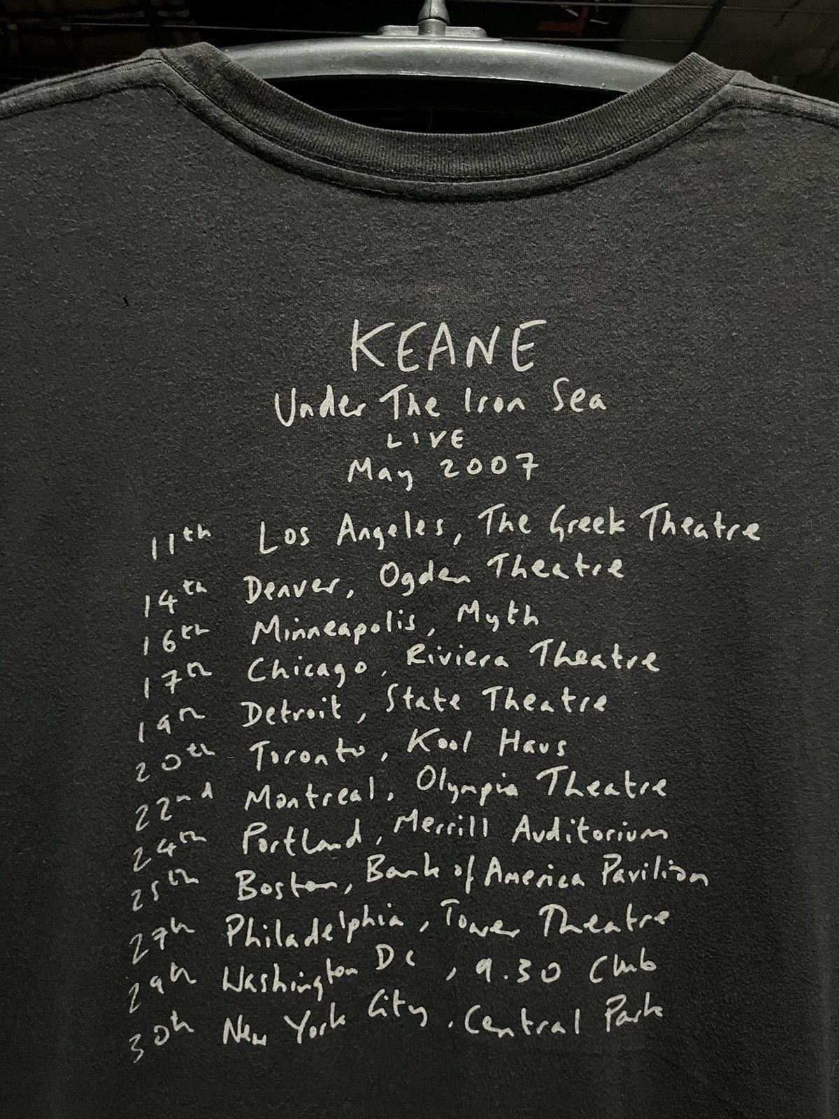 Band Tees Keane Britpop Under The Iron Sea Tour Tee 2007s Size US L / EU 52-54 / 3 - 4 Thumbnail