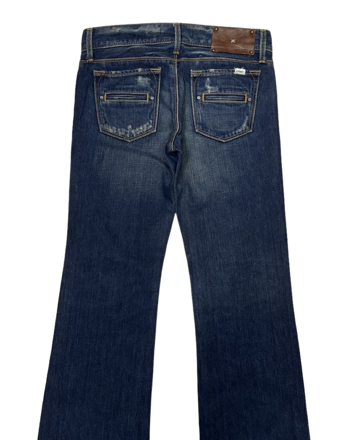 Isamu Katayama Backlash 💥Flare💥Vintage 90s Style Stooge Sick Jeans Denim Japanese Size US 30 / EU 46 - 6 Thumbnail