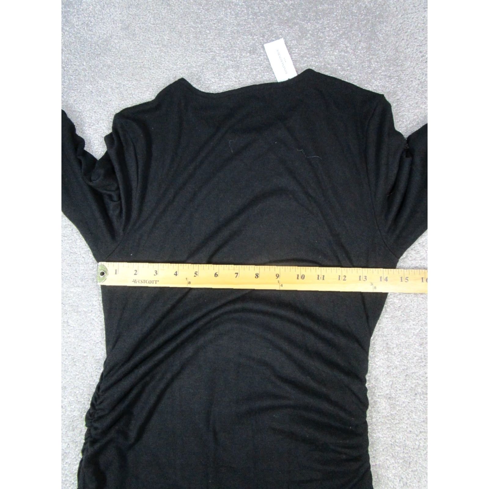 Banana Republic BANANA REPUBLIC Midi Dress Womens Medium Black Long Sleeve Pullover Casual Fit & Flare Size M / US 6-8 / IT 42-44 - 7 Thumbnail