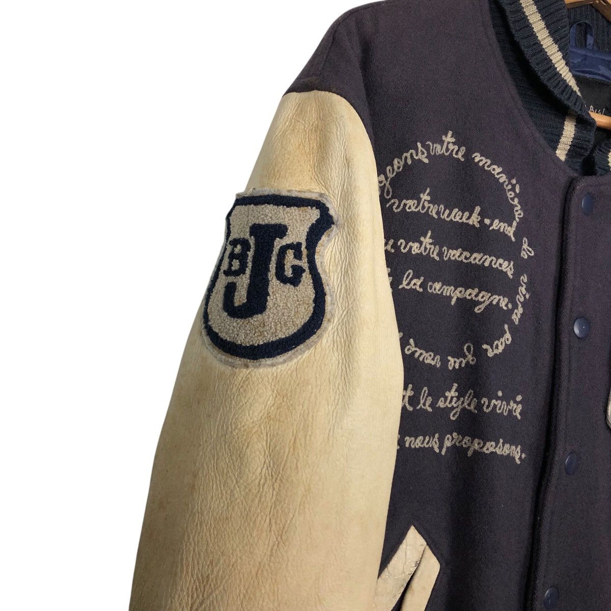 Japanese Brand 📌Vintage Varsity Bomber Jacket Mens Bigi Issey Miyake Size US M / EU 48-50 / 2 - 15 Thumbnail