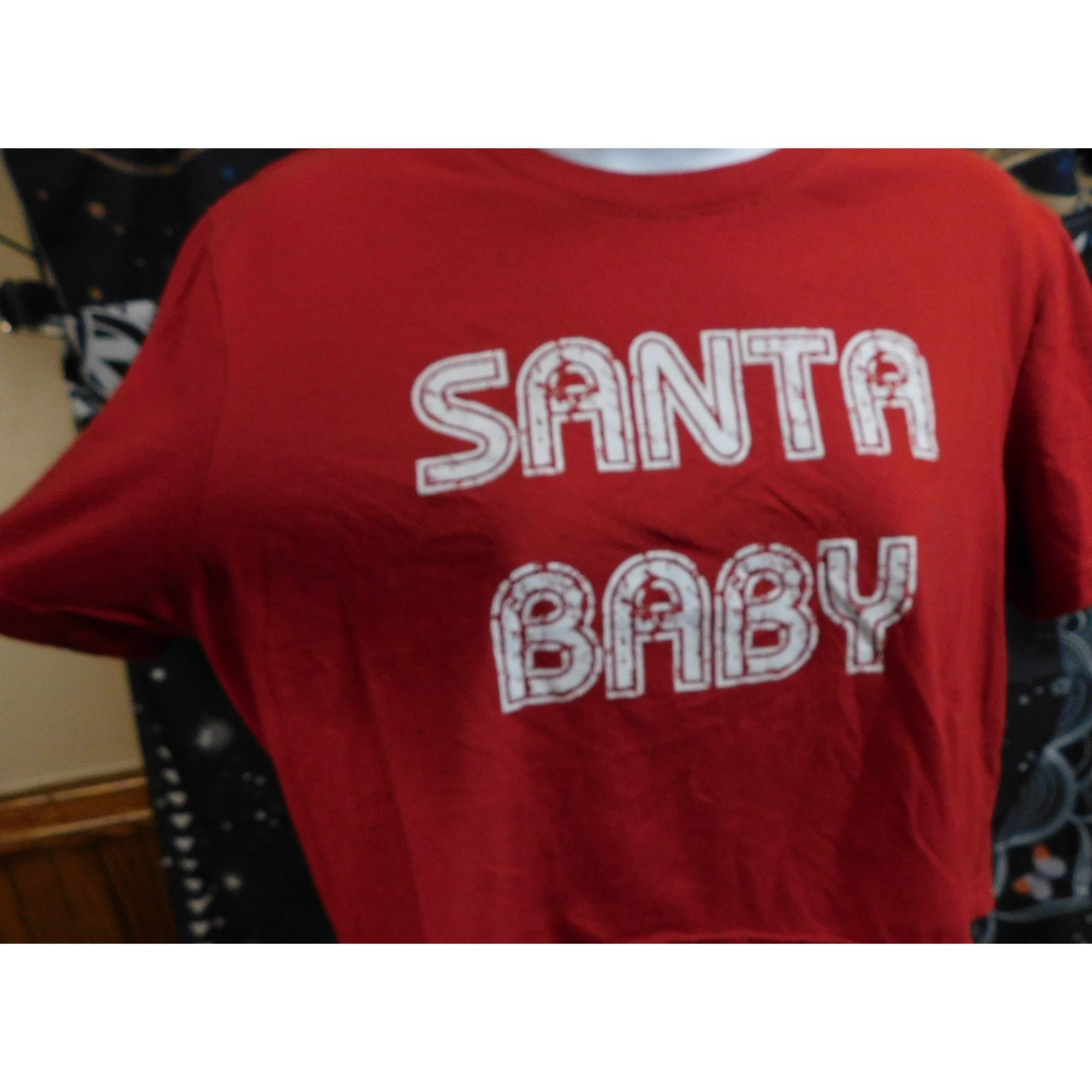 Other Colsie Santa Baby Christmas Crop Top Size M / US 6-8 / IT 42-44 - 2 Thumbnail