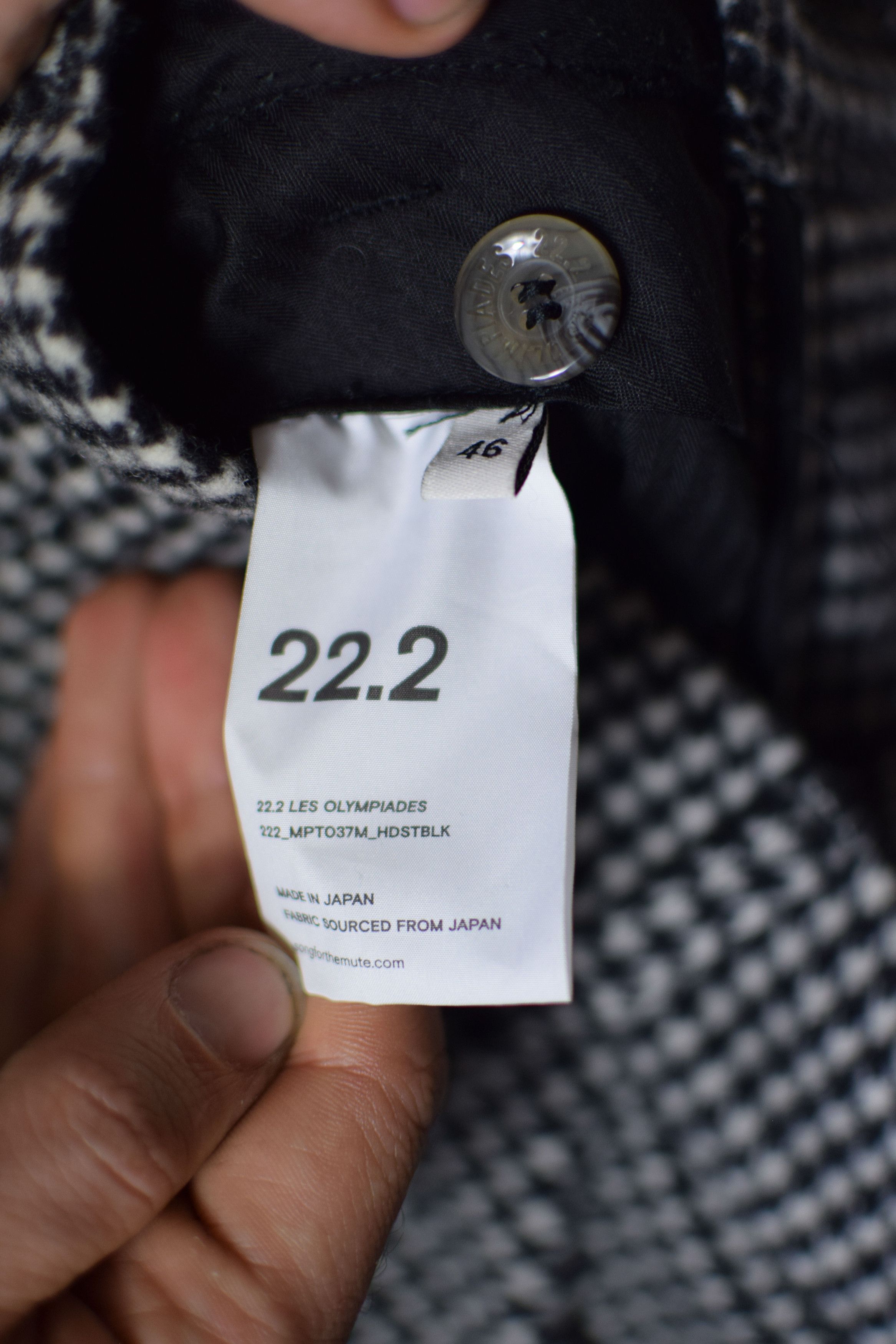 Song For The Mute SftM 22.2 Mirror Pants - MPT037M_HDSTBLK Size US 30 / EU 46 - 13 Thumbnail