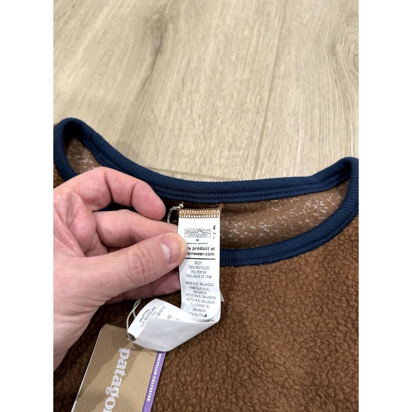 Patagonia Patagonia Sweatshirt Crew Neck Fleece Reversible Relaxed Fit Womens M Brown Size M / US 6-8 / IT 42-44 - 5 Thumbnail