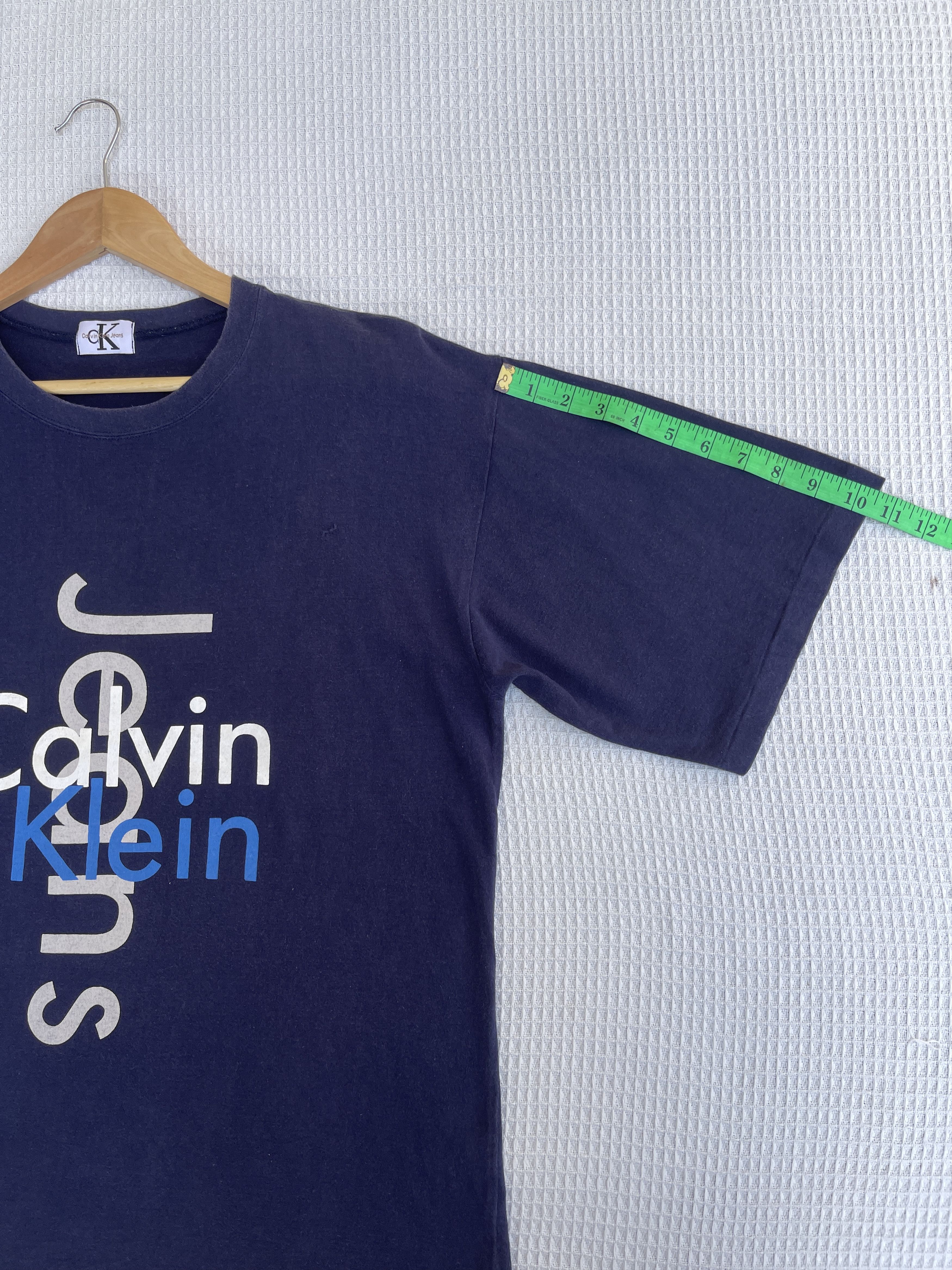 Calvin Klein Rare🔥Vintage 90s Calvin Klein CKJ T-Shirt Size US L / EU 52-54 / 3 - 12 Thumbnail