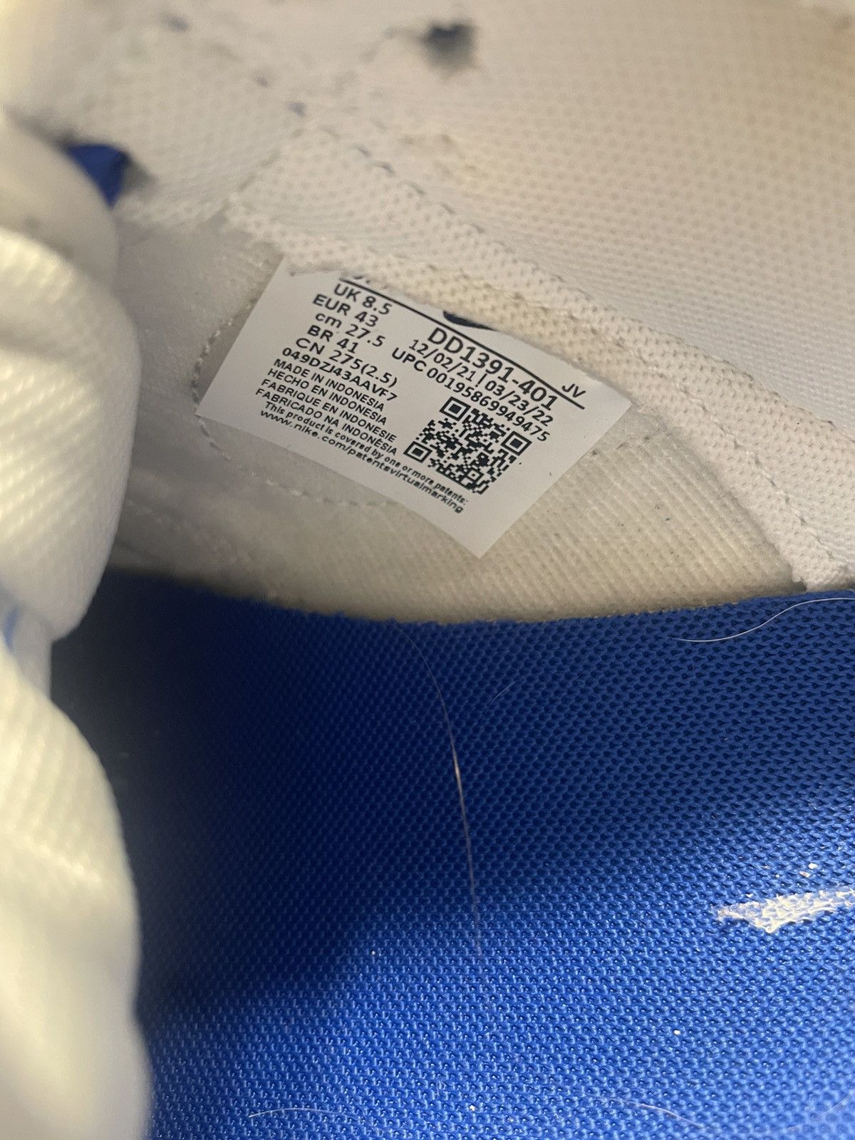 Nike Nike Dunk Low “Racer Blue” Size US 9.5 / EU 42-43 - 6 Thumbnail