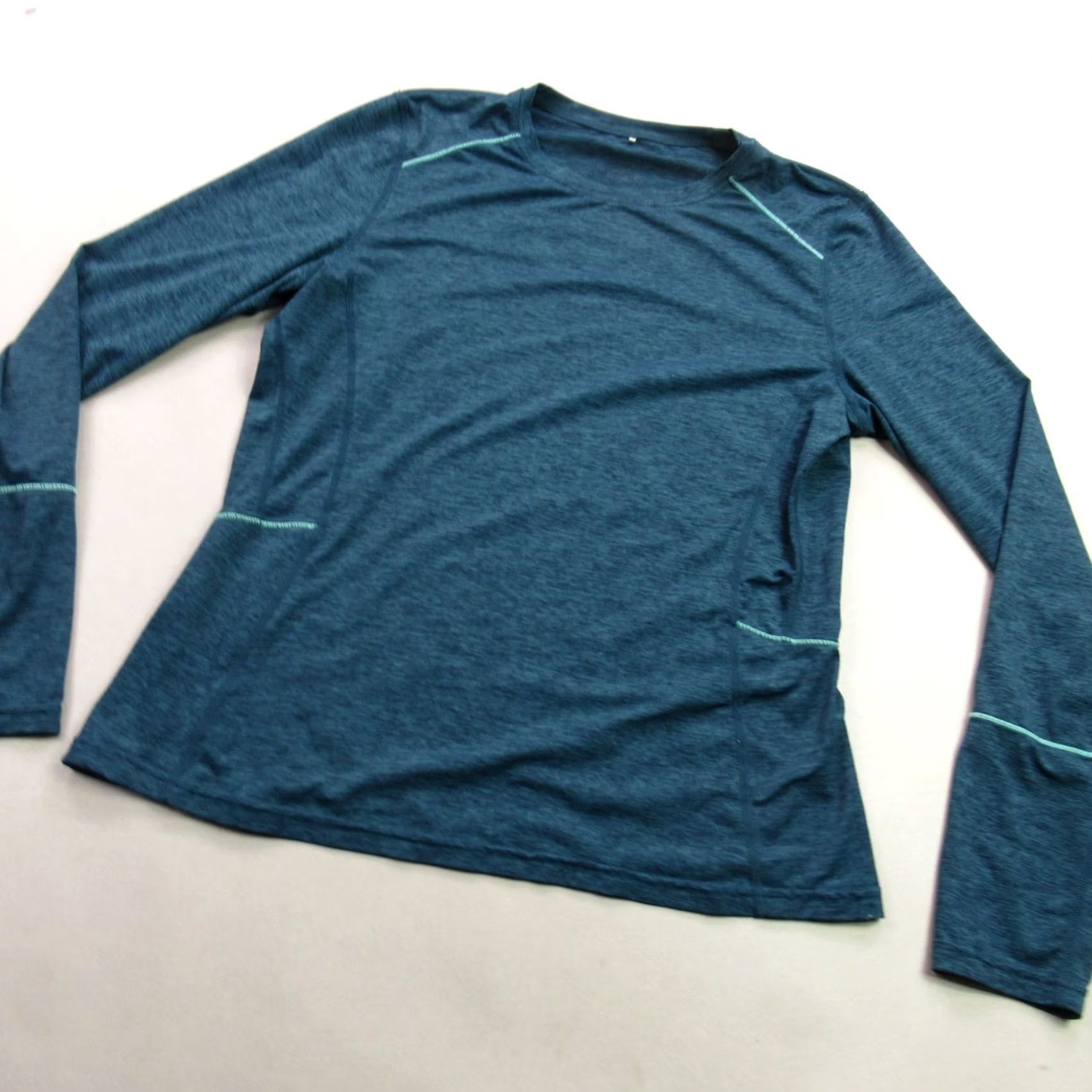 Prana Prana Shirt Womens Medium Long Sleeve Pullover Blue Crew Neck Casual Size M / US 6-8 / IT 42-44 - 2 Thumbnail