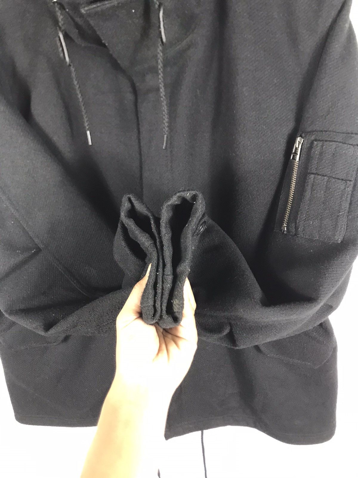 Japanese Brand × NANO universe 🔥Nano Universe Hooded Wool Zipper Jacket Size US XL / EU 56 / 4 - 8 Thumbnail