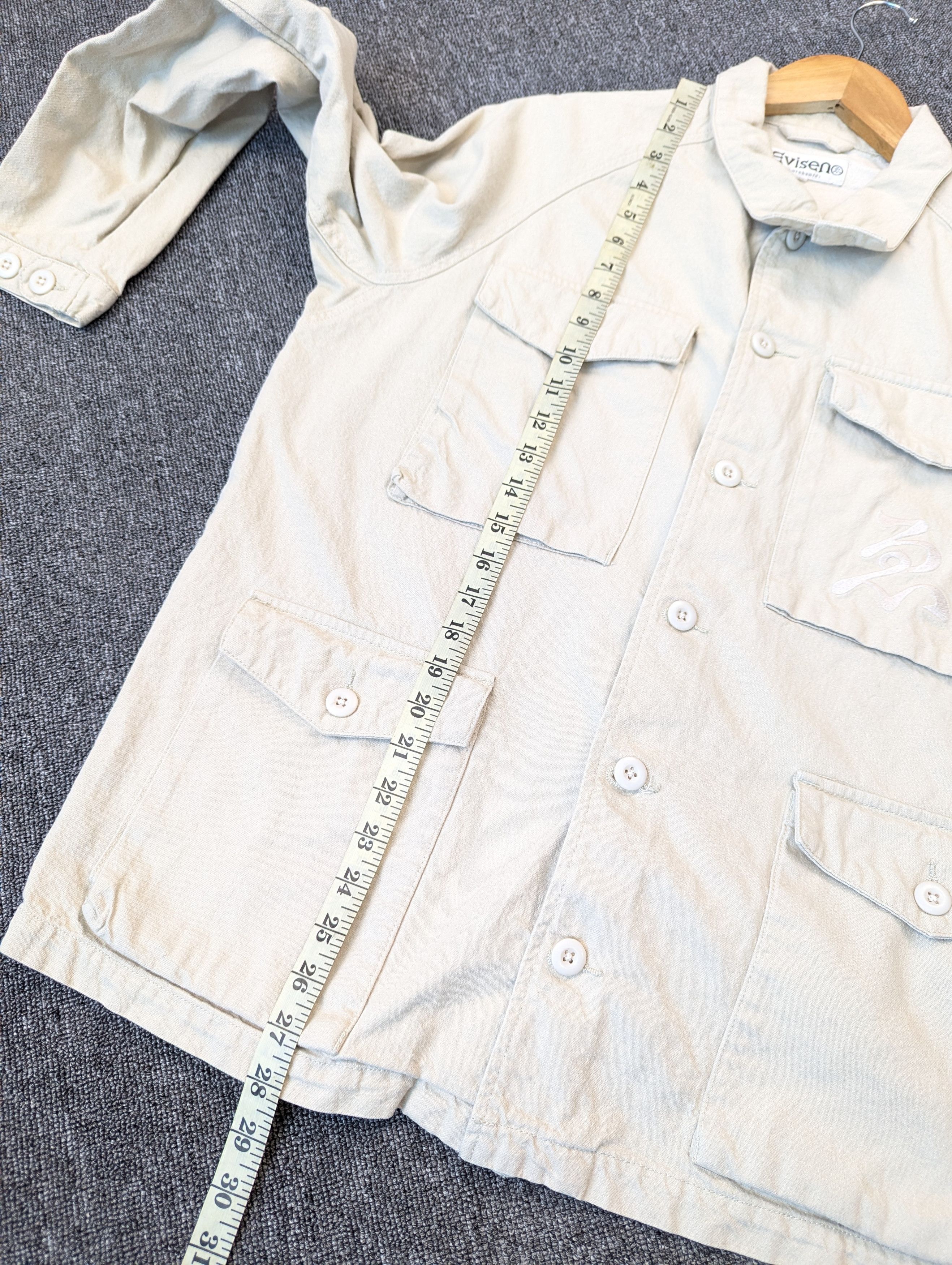 Vintage Vintage Evisen Skateboarding 4 Pocket Button Ups Jacket Size US XL / EU 56 / 4 - 14 Thumbnail