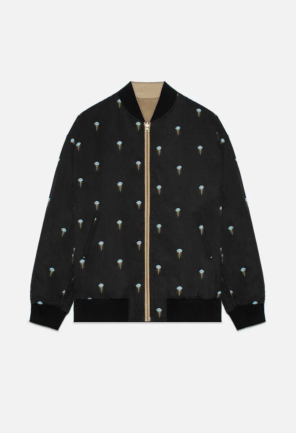 John Elliott Season 9 Silk Reversible Jellyfish Bomber Size US M / EU 48-50 / 2 - 1 Thumbnail