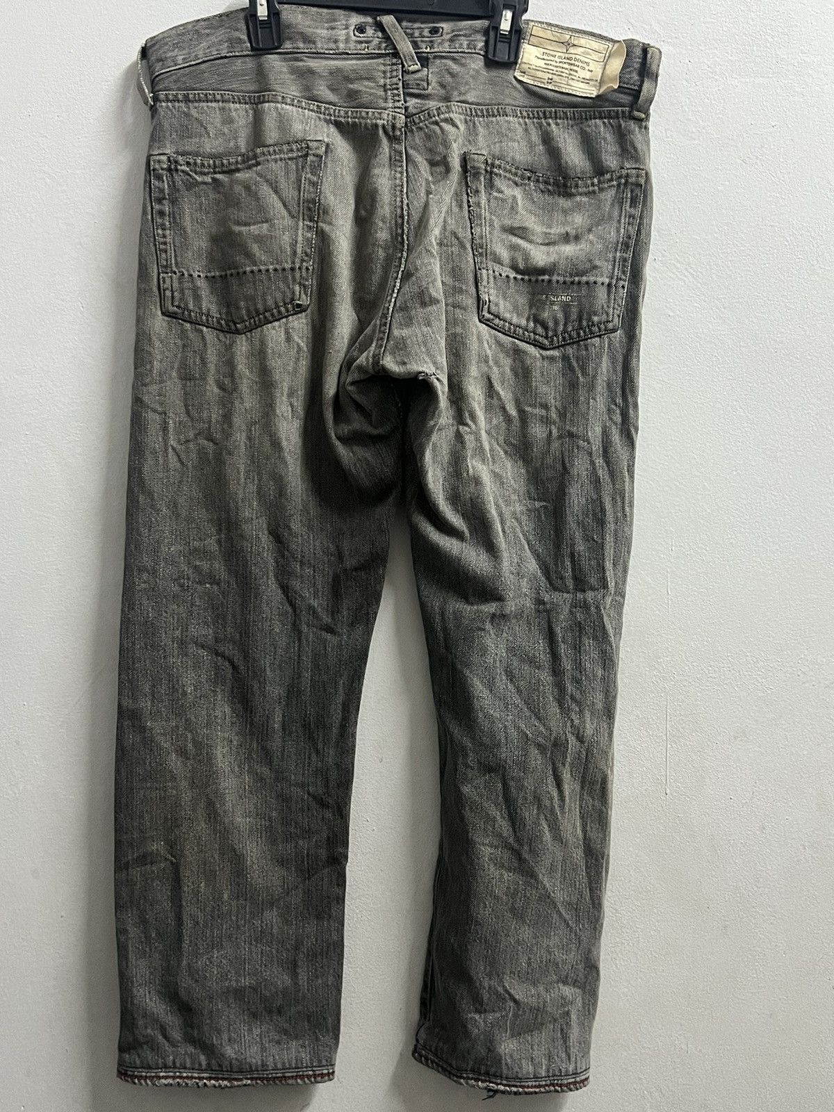 Stone Island Stone Island Very Rare kurabo denims faded black Size US 33 - 1 Thumbnail