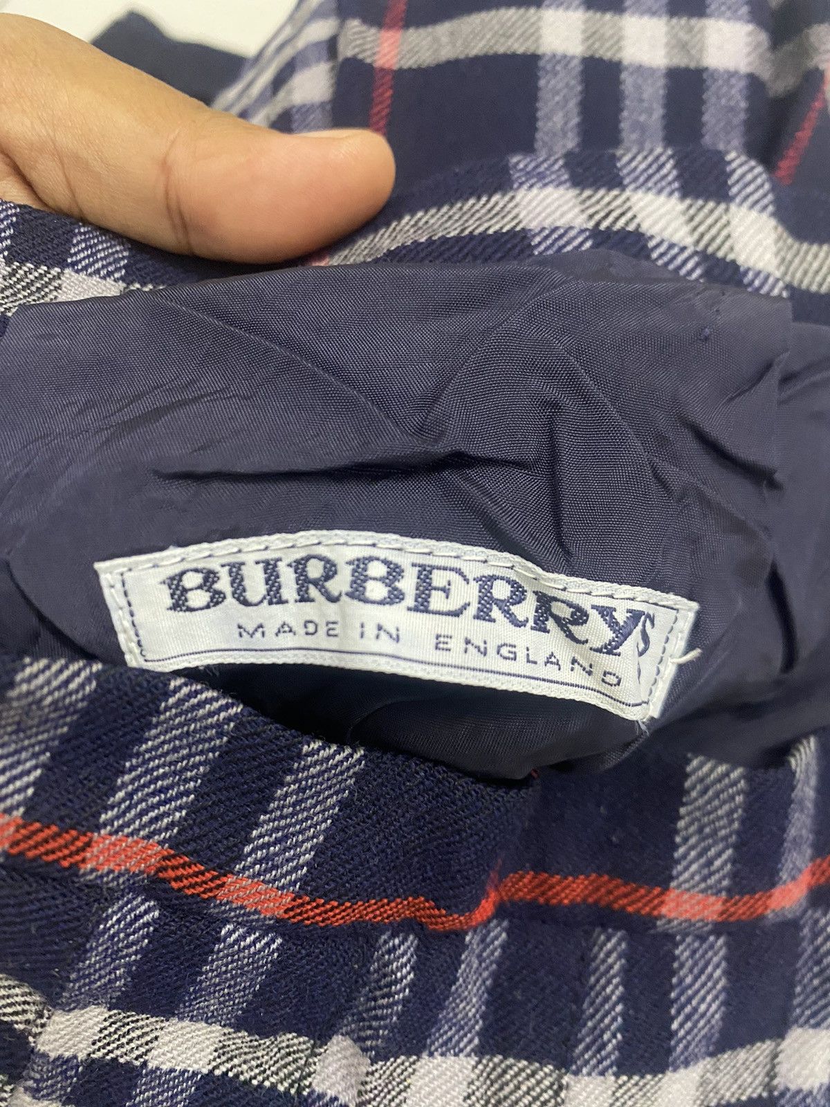 Burberry VINTAGE BURBERRY’S LONDON CHECKERED WOOL MAXI SKIRT Size 25" / US 0 / IT 36 - 4 Thumbnail