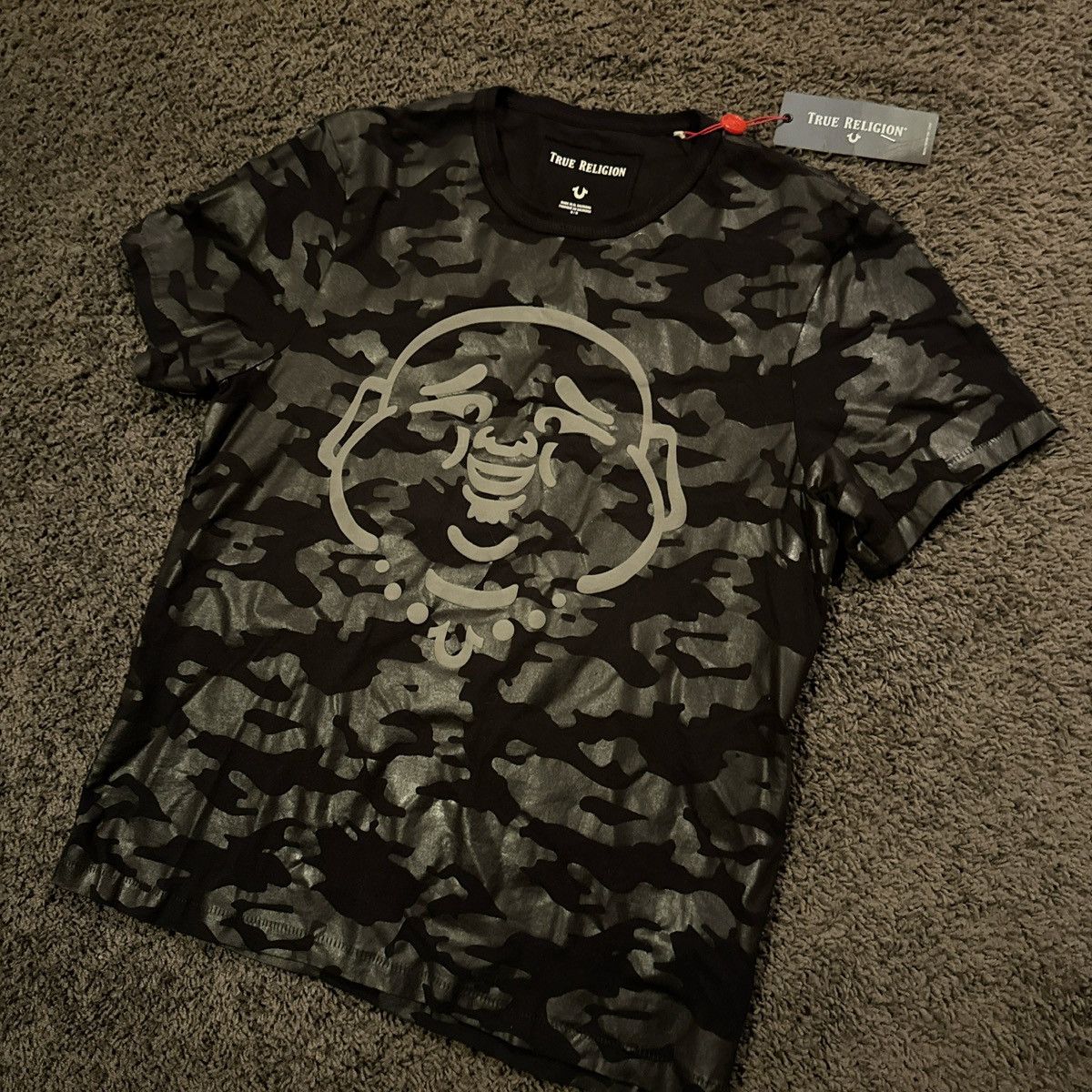 True Religion Camo True Religion T-Shirt (Black) Size US M / EU 48-50 / 2 - 2 Thumbnail