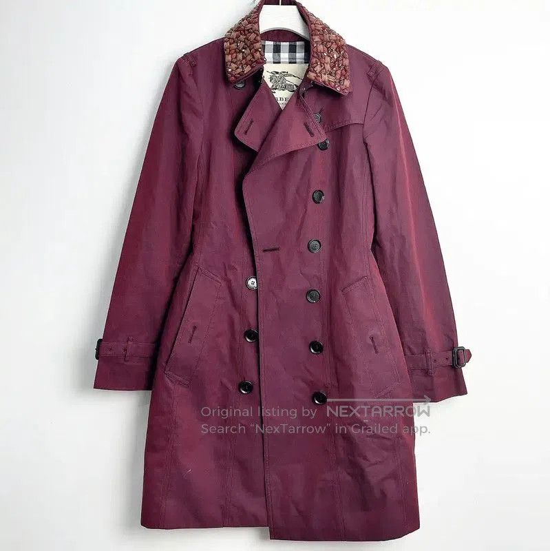 Burberry Burberry Red Ladies Trench Coat. Size XXS / US 00 / IT 34 - 1 Thumbnail