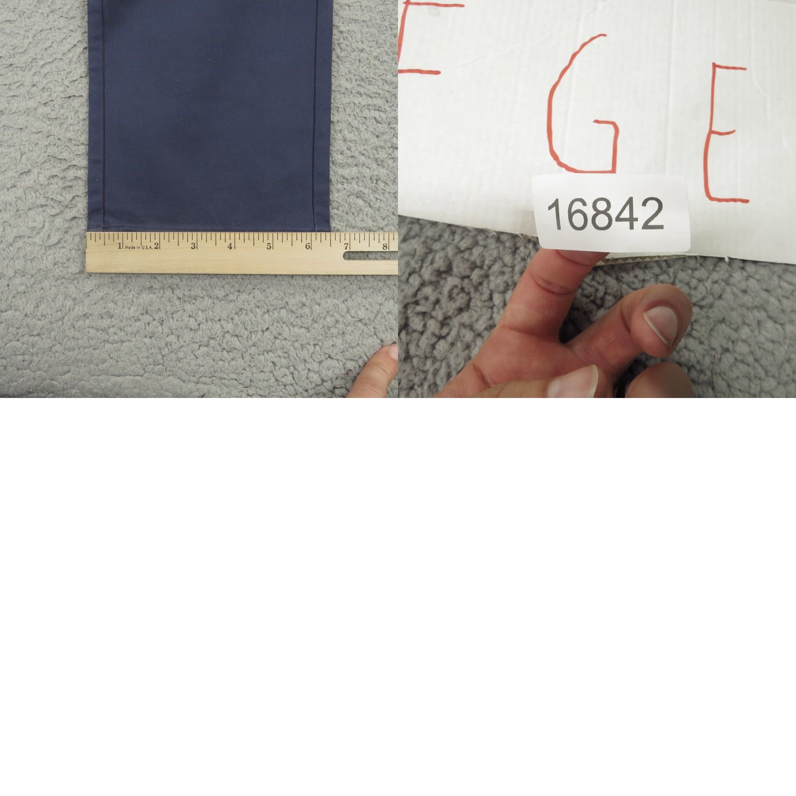 Vintage Perk Mens Pants 29x32 Blue Slim Fit Chinos Casual Pockets Cotton Spandex Stretch Size US 29 - 9 Thumbnail