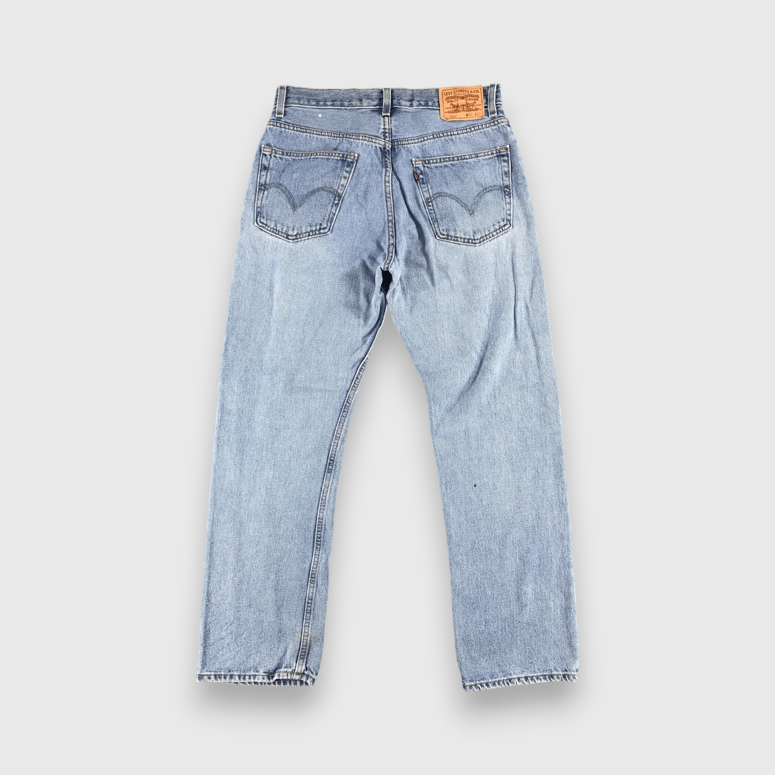 Levi's Vintage 90s Light Wash Levis 505 Jeans-J1229 Size US 33 - 2 Thumbnail