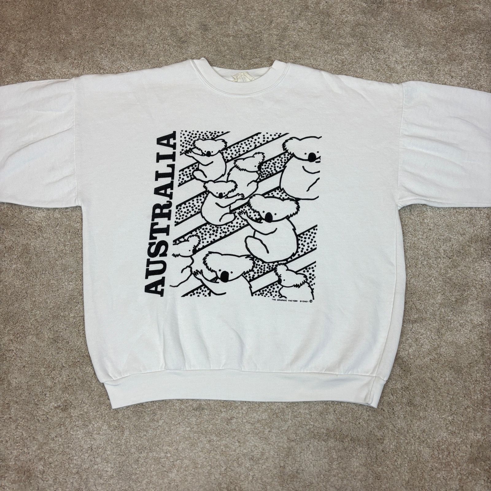 Vintage Vintage Australia Koala Bear Crew Sweatshirt Men's XL Animal Size US XL / EU 56 / 4 - 2 Thumbnail