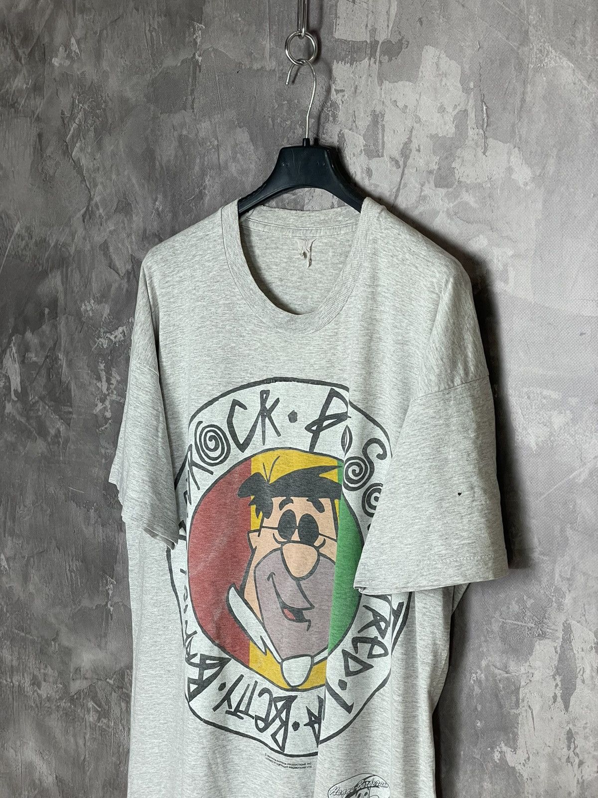 Cartoon Network × Vintage Vintage 1993s The Flintstones the flint band T-shirt tee Size US L / EU 52-54 / 3 - 8 Thumbnail