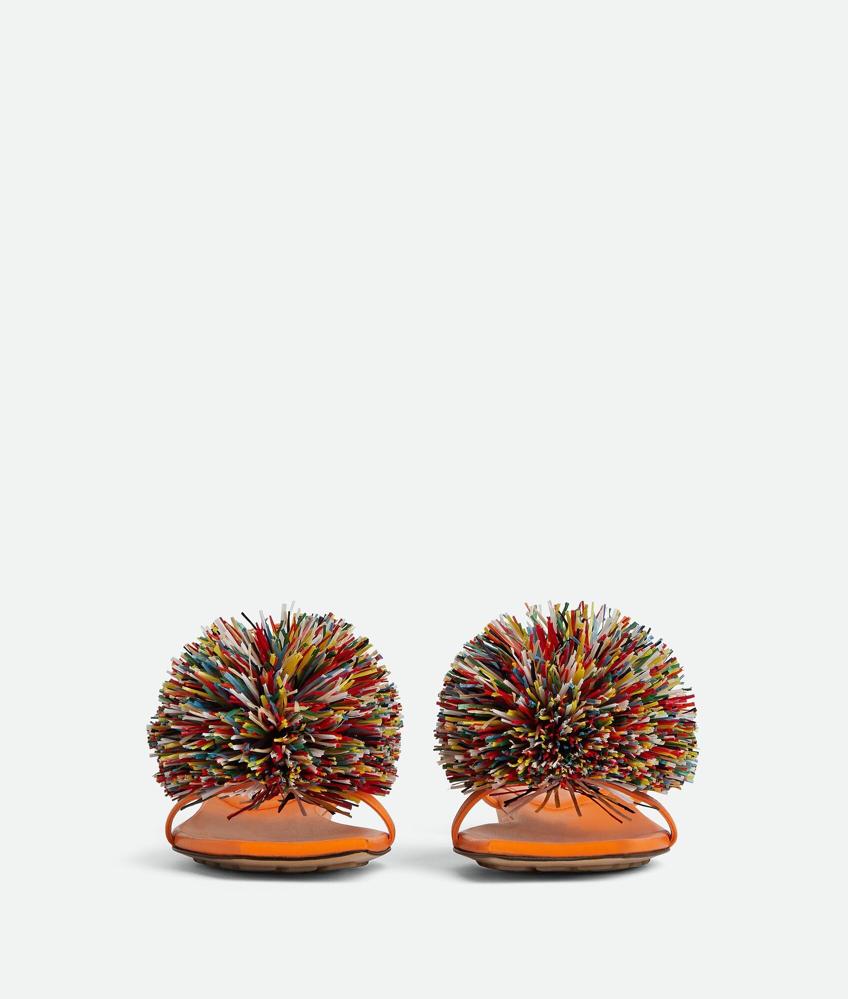 Bottega Veneta o1s1rm0925 Adam Flat Sandals in Orange Size US 8 / IT 38 - 2 Thumbnail