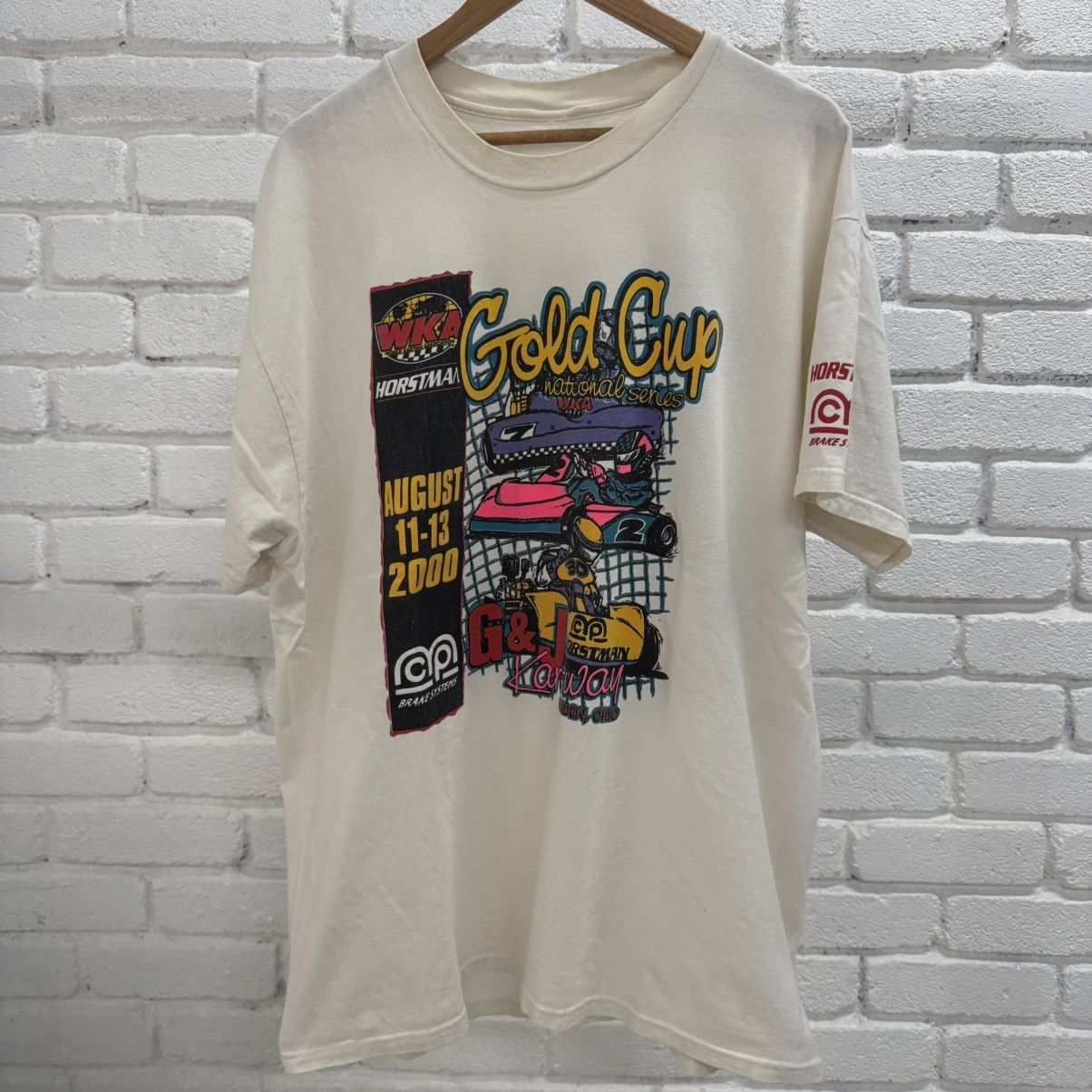 Vintage World Kart Racing Tee Size US XL / EU 56 / 4 - 1 Thumbnail