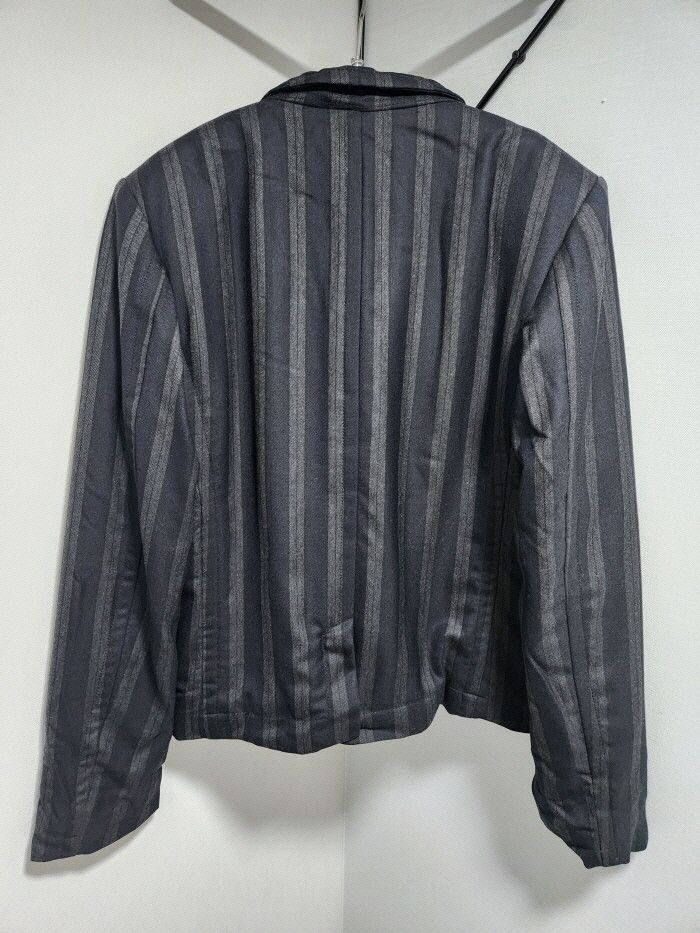 Ann Demeulemeester ANN demeulemeester reversible padded stripped jacket Size US M / EU 48-50 / 2 - 7 Thumbnail
