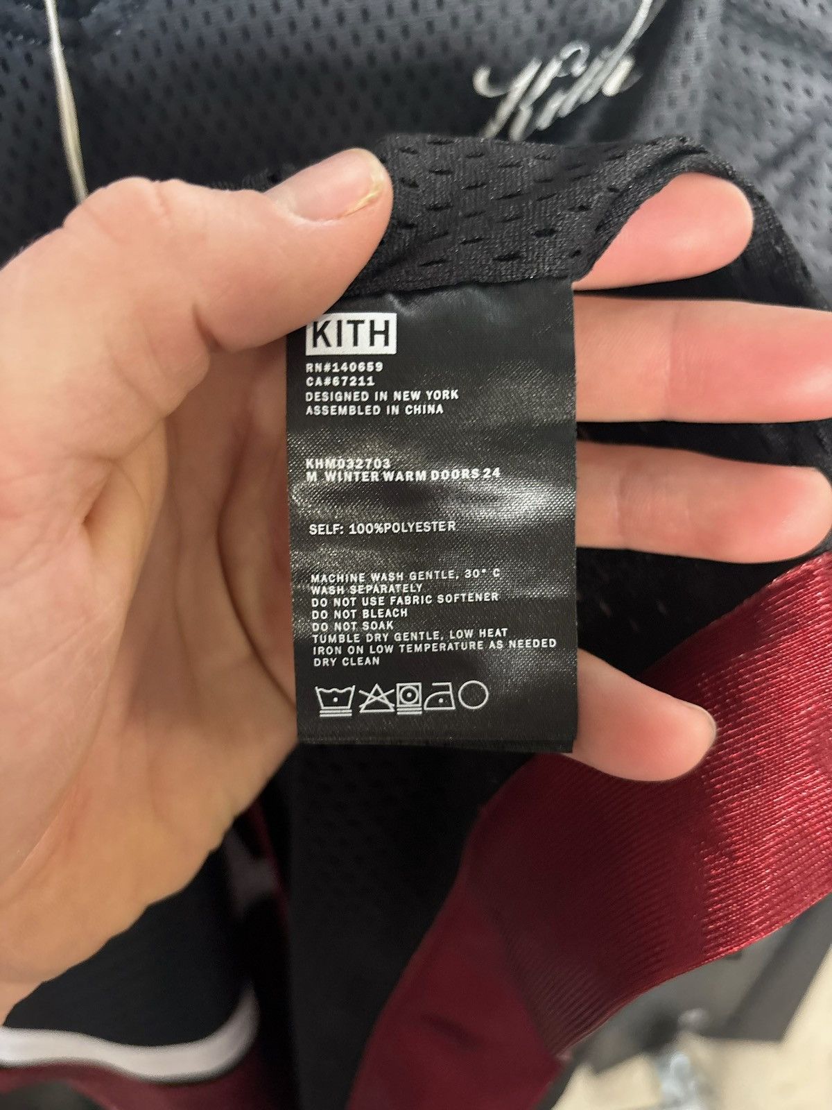 Kith KITH Mesh Leon Jersey “Black” Size US XL / EU 56 / 4 - 6 Thumbnail