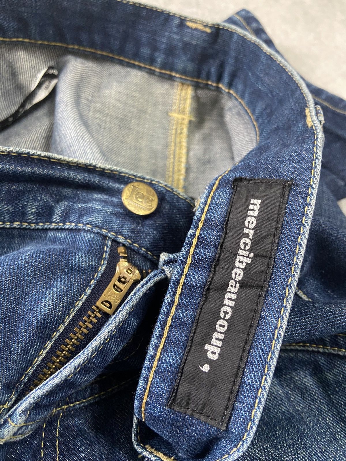 Issey Miyake Vintage Lee X Mercibeaucoup By Issey Miyake Jeans Size US 32 / EU 48 - 10 Thumbnail