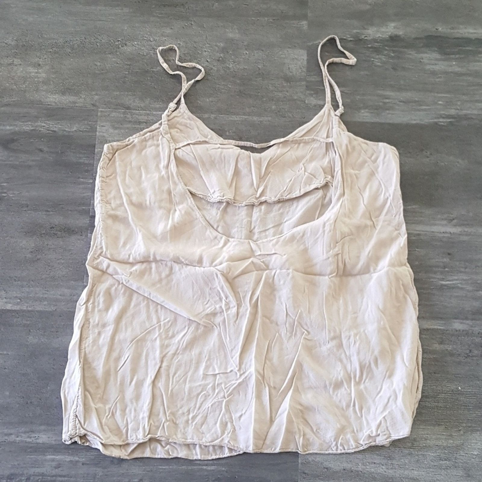Other Nude Soft Basic Dressy Blouse Size M / US 6-8 / IT 42-44 - 2 Thumbnail
