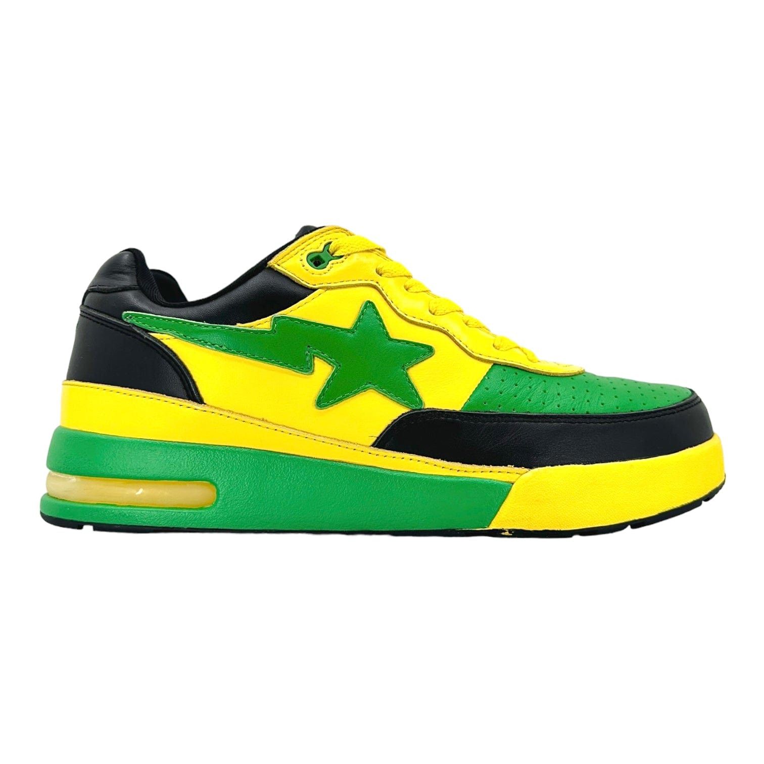 Bape Roadsta Yellow Green Black Size US 10.5 / EU 43-44 - 1 Thumbnail