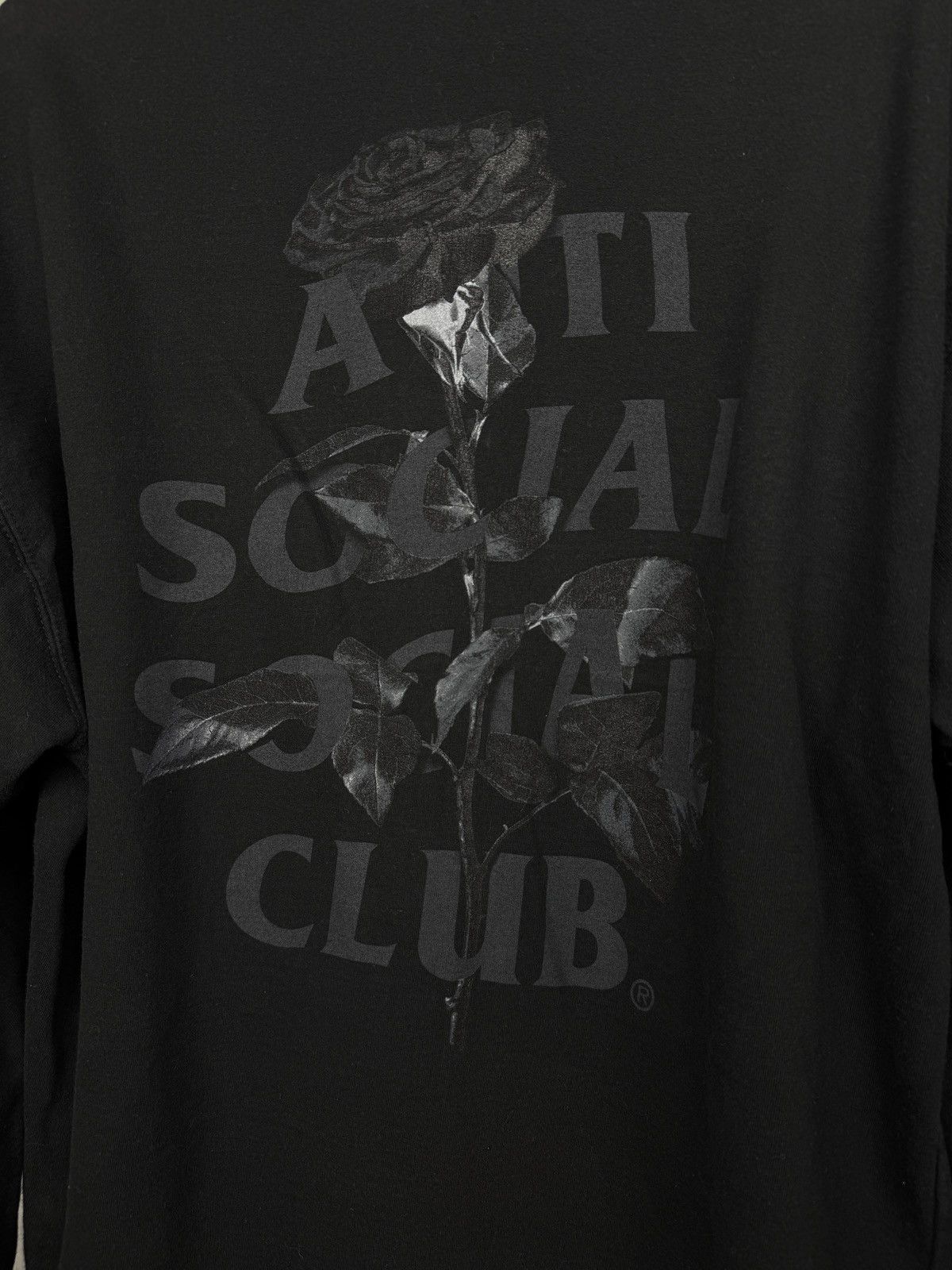 Anti Social Social Club Anti Social Social Club Hell O Rose Black hoodie made in USA Size US XXL / EU 58 / 5 - 8 Thumbnail