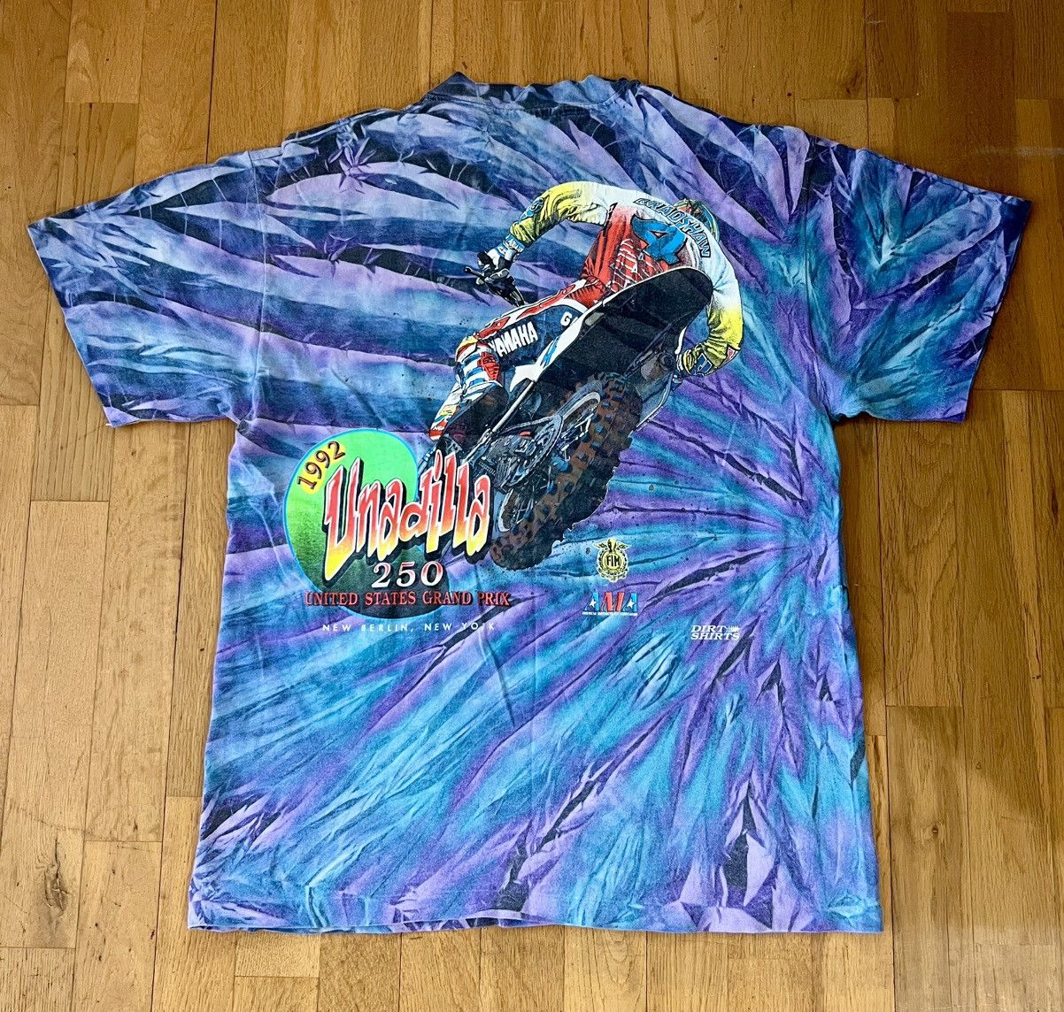 Vintage 1992 Vintage Unadilla 250 Grand Prix Shirt L- Single Stitch🏁 Size US L / EU 52-54 / 3 - 2 Thumbnail