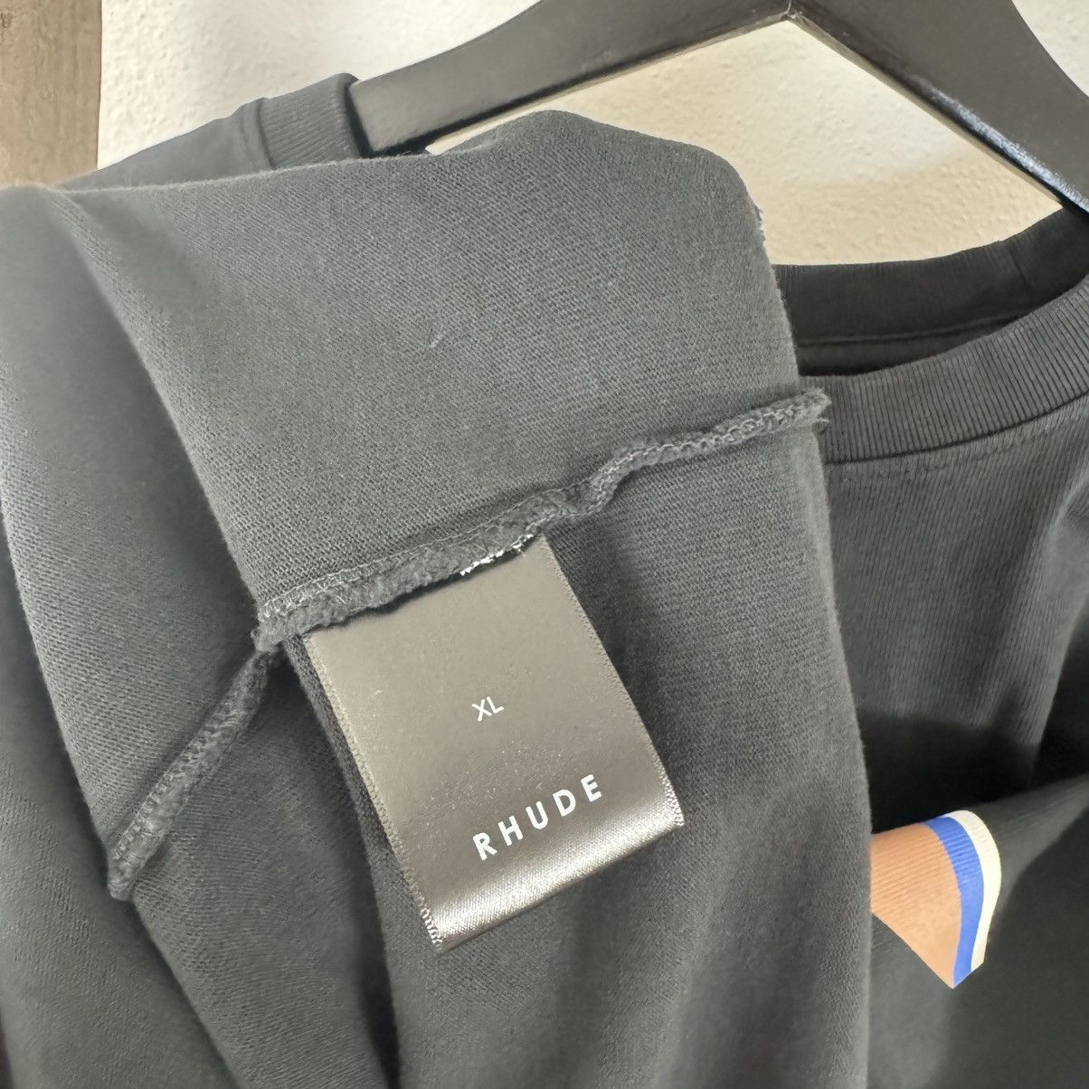 Rhude RHUDE Cotswold Vintage Black Tee XL Size US XL / EU 56 / 4 - 3 Thumbnail