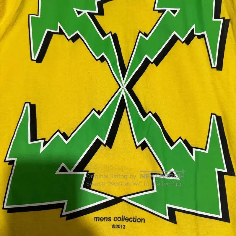Off-White Off-White Men's Color Block Cotton T-Shirt . Size US M / EU 48-50 / 2 - 3 Thumbnail