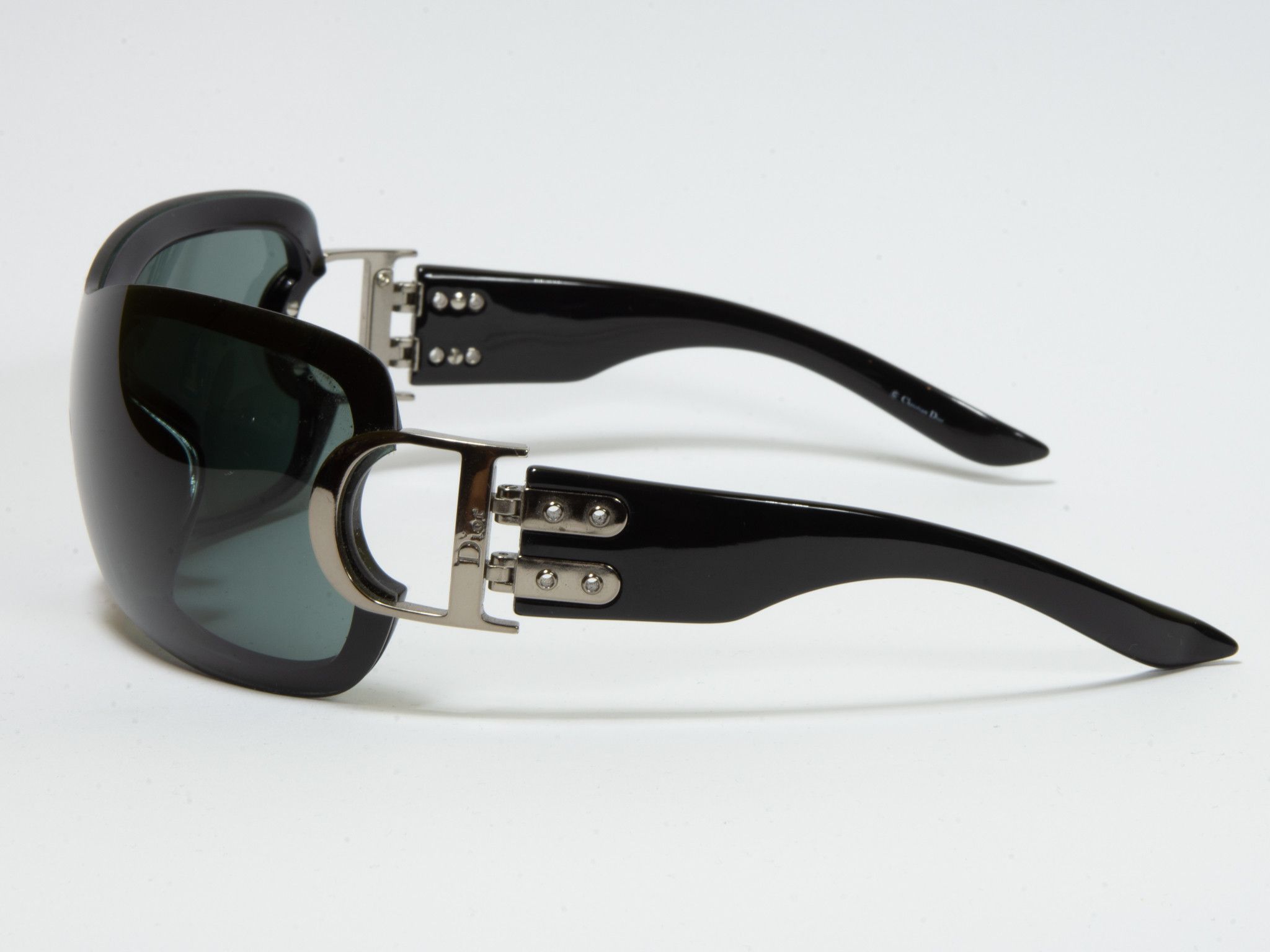 Dior Y2K DIOR AIRSPEED BLACK SUNGLASSES VINTAGE DIOR SUNGLASSES Size ONE SIZE - 2 Thumbnail