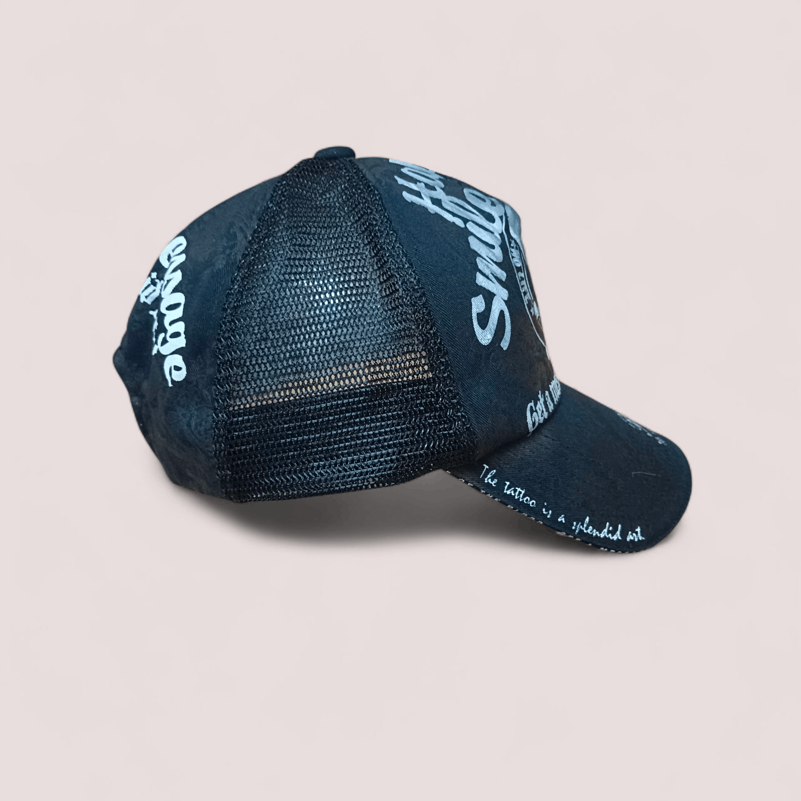 Edition Japan Happy Smile Skull Semi Trucker Hat Size ONE SIZE - 4 Thumbnail